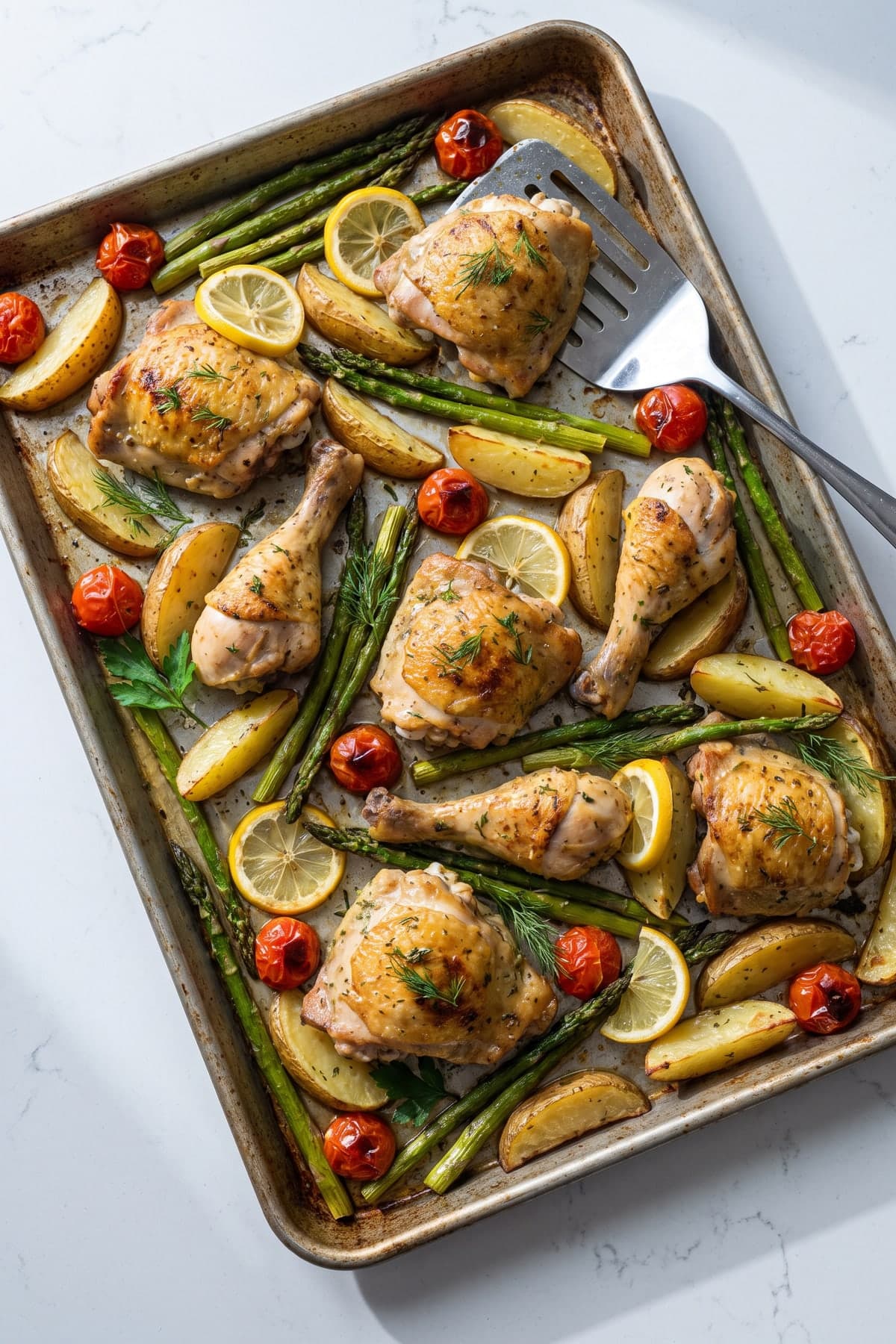Gluten Free Chicken Recipes: Lemon Herb Sheet Pan