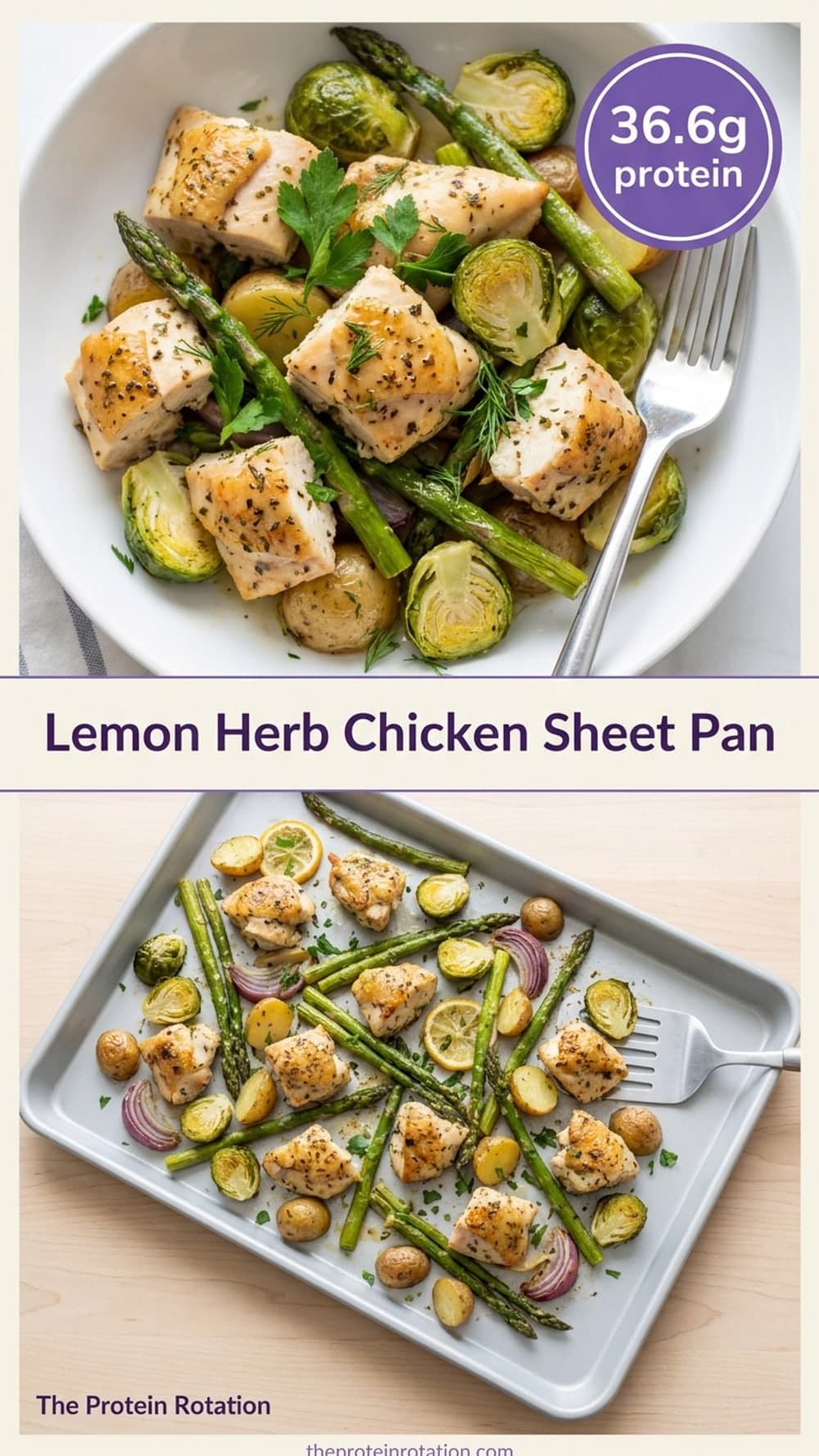 Lemon Herb Chicken Sheet Pan
