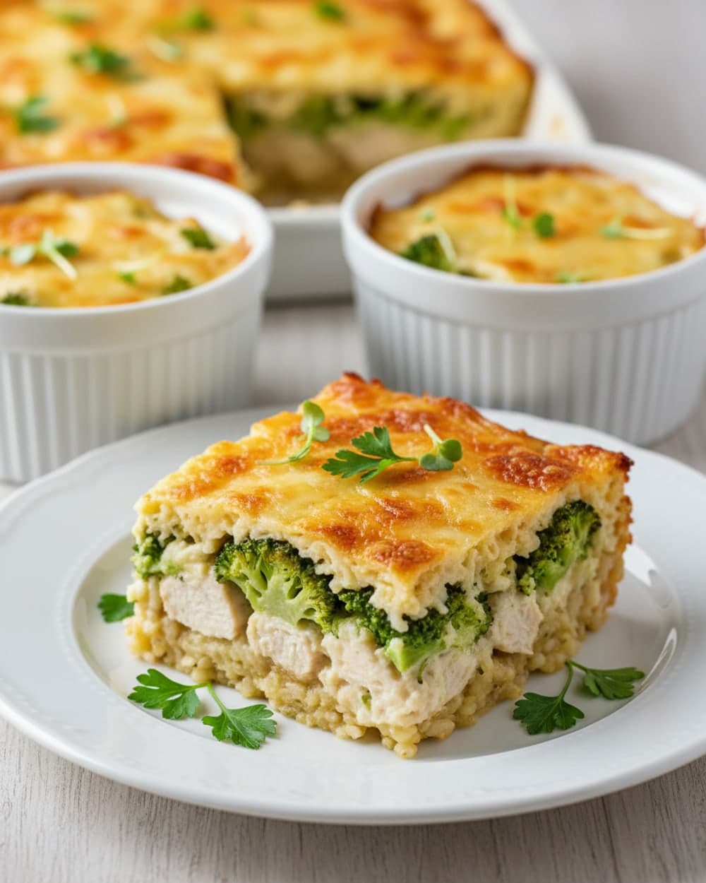 Chicken Broccoli Rice Bake
