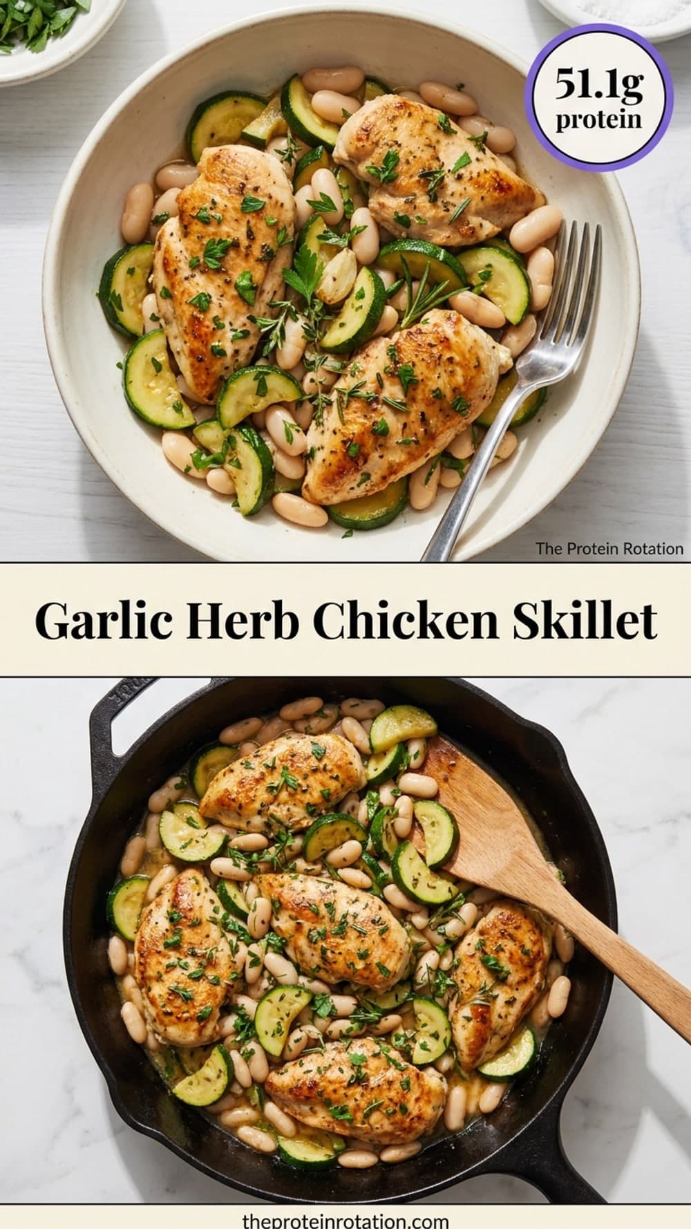 Garlic Herb Chicken Skillet