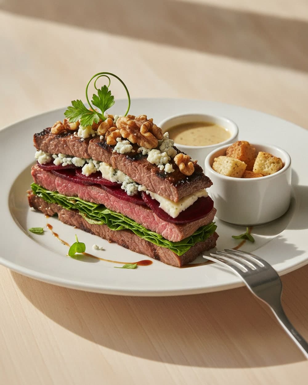 Steak Salad Plates