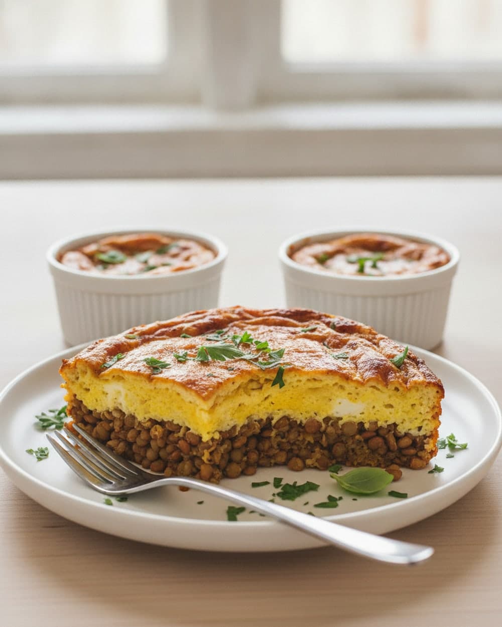 Smoky Lentil Egg Skillet