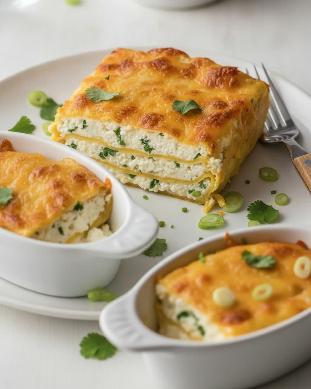 Cottage Cheese Enchilada Bake