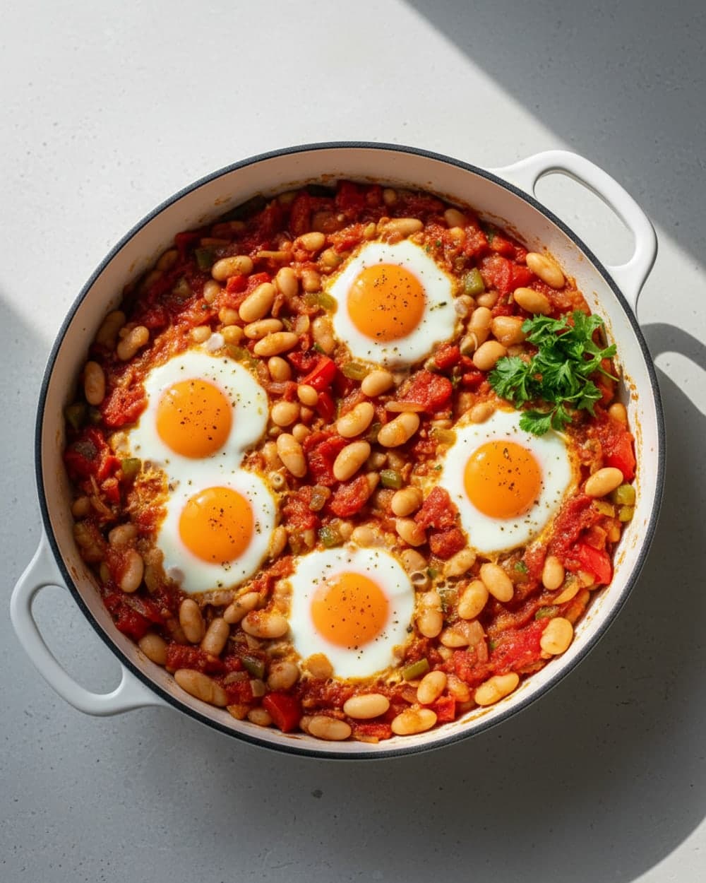 White Bean Shakshuka Skillet