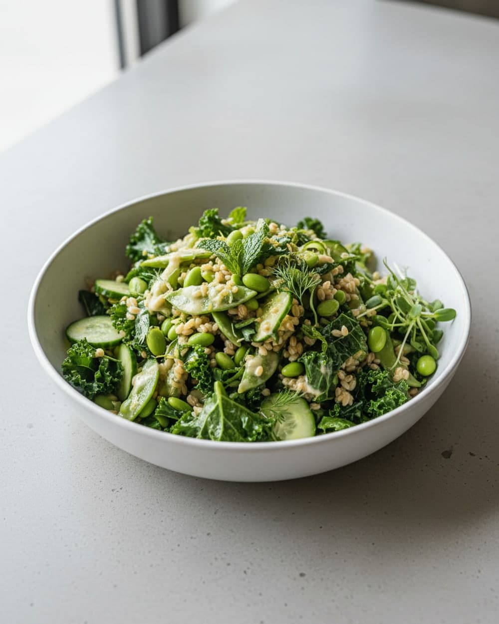 Farro Edamame Power Salad