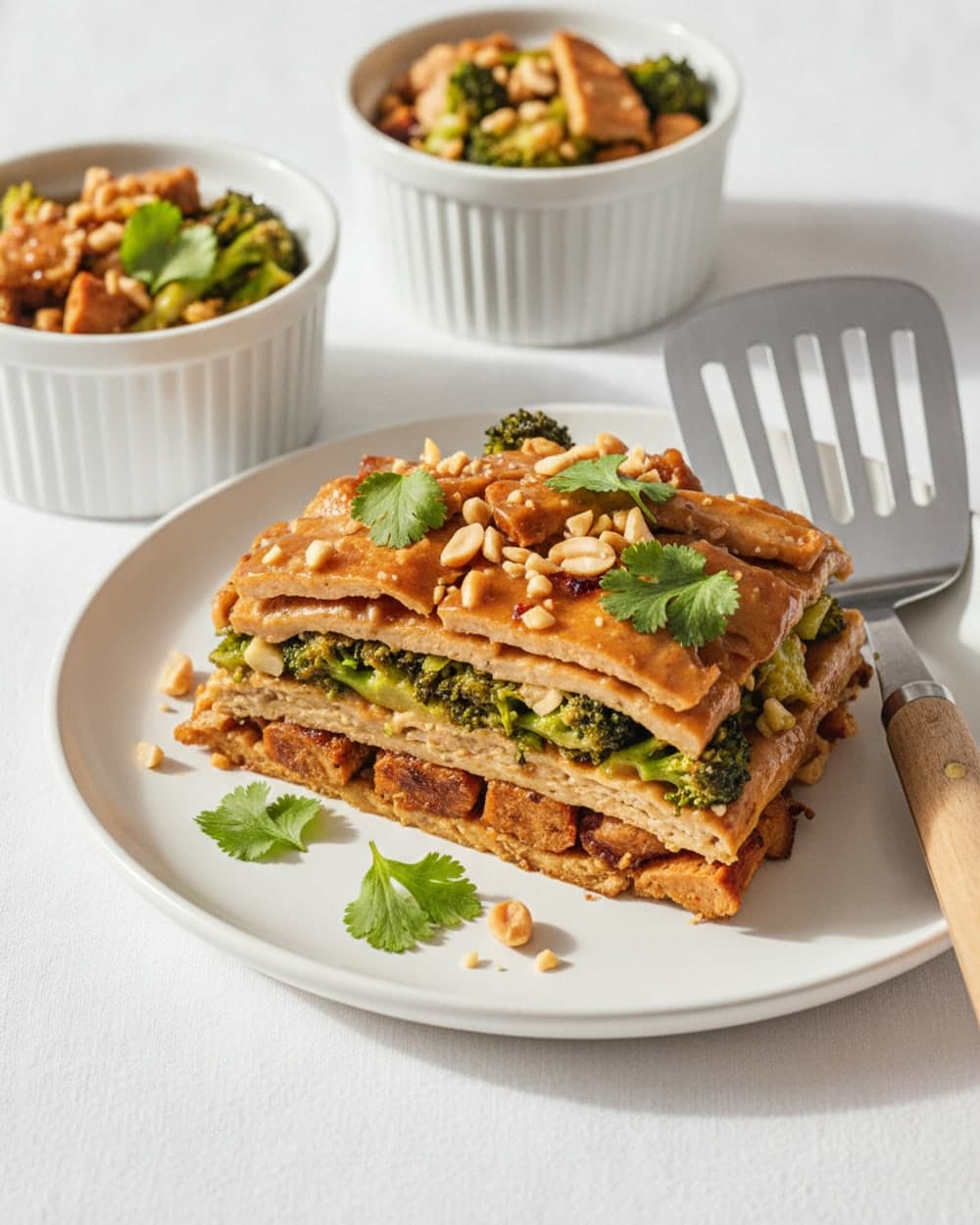 Seitan Broccoli Peanut Stir Fry