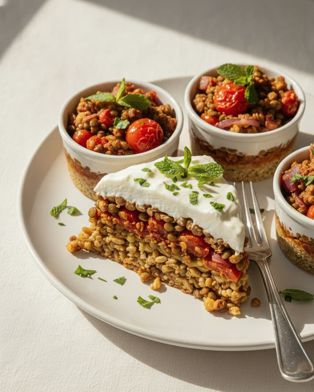 Greek Yogurt Lentil Bowls