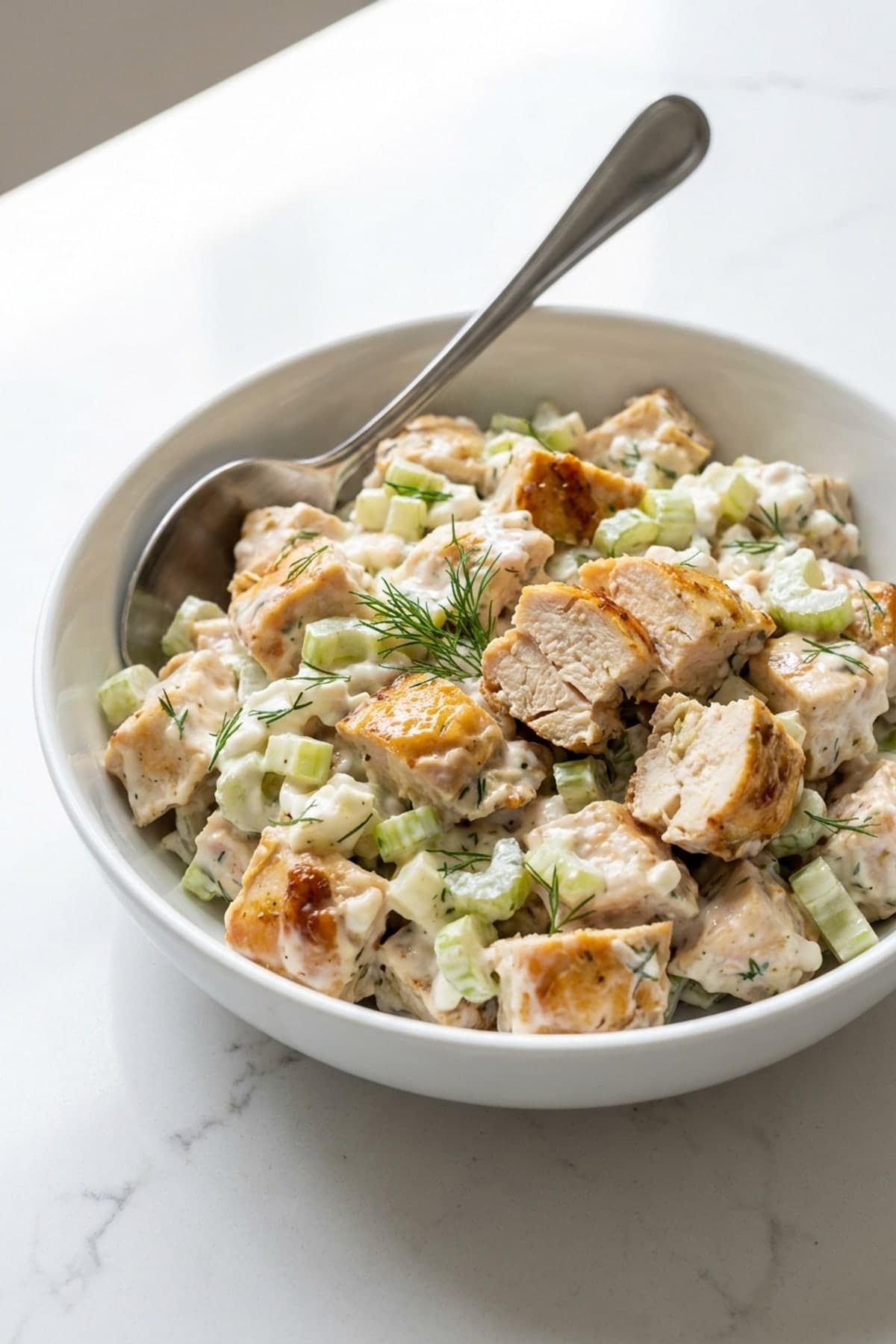 High Protein Chicken Salad With 38g Per Cup
