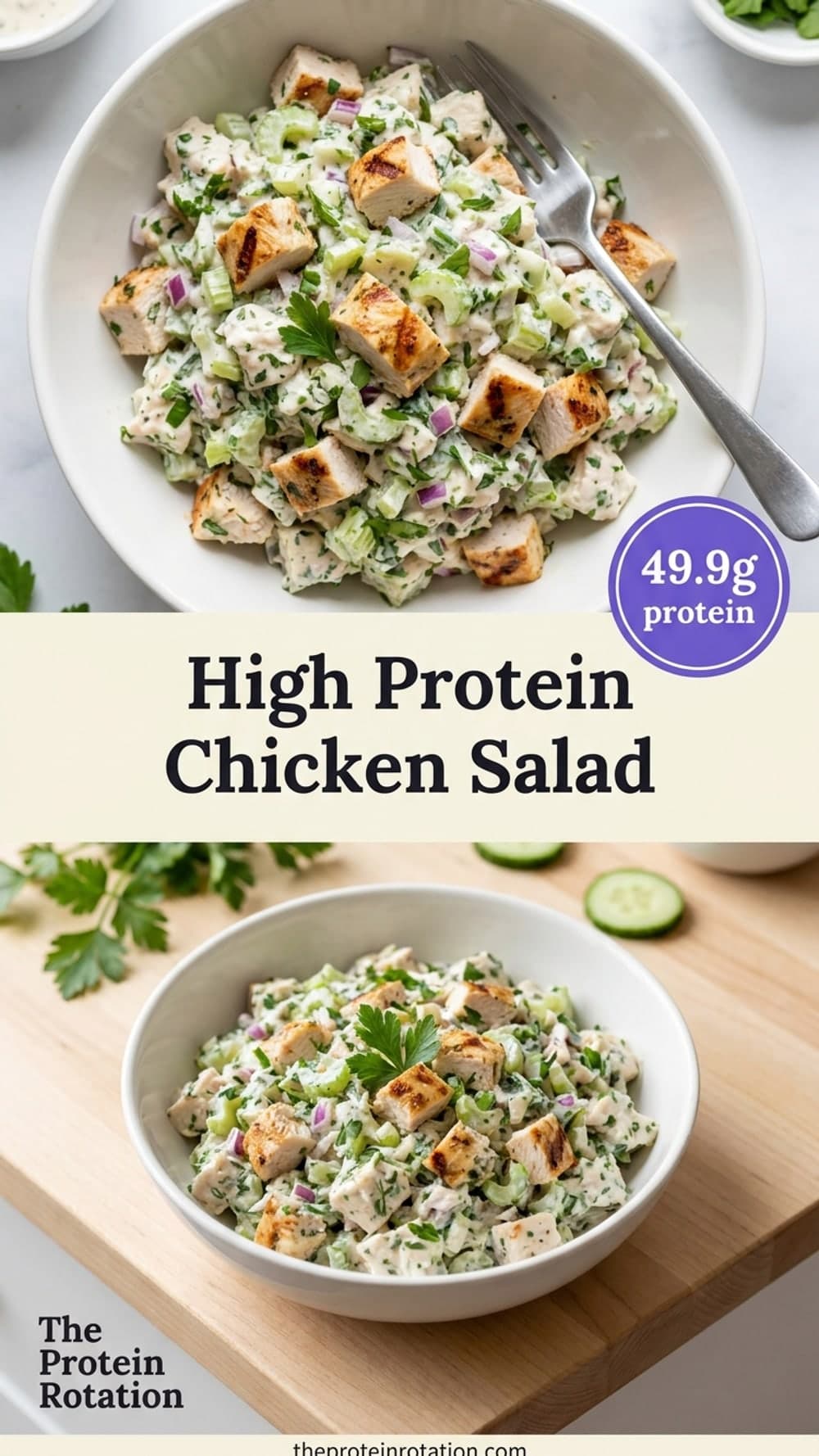 High Protein Chicken Salad