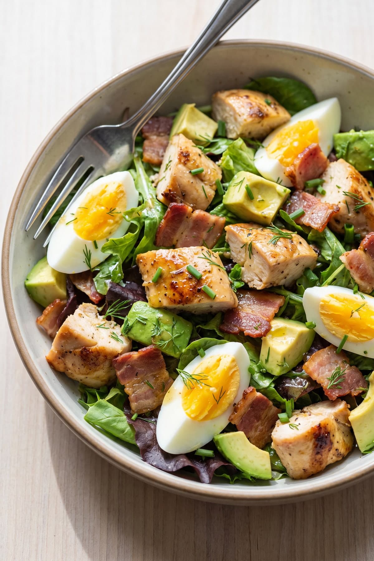 Keto Chicken Salad ready to serve