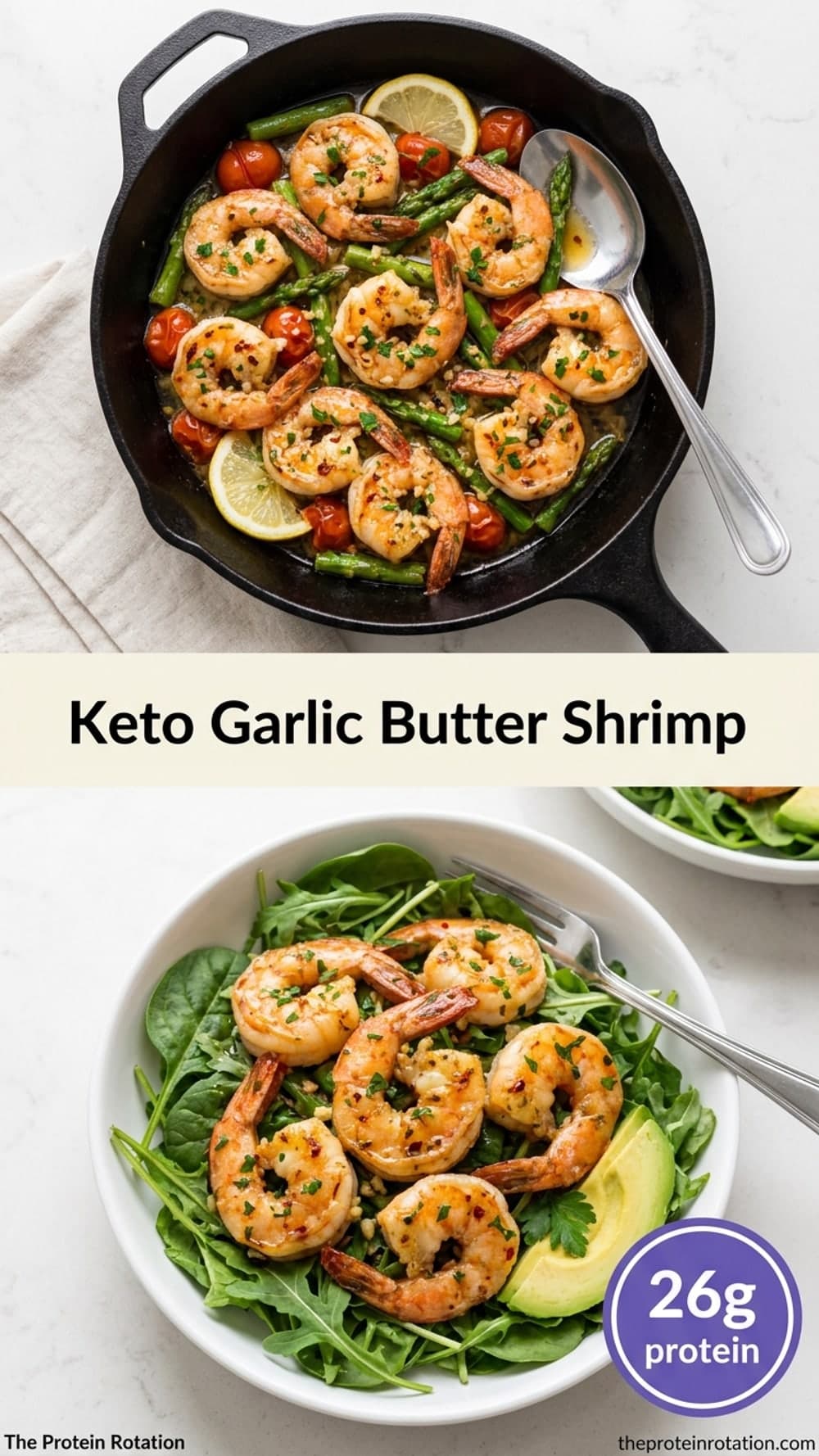Keto Garlic Butter Shrimp