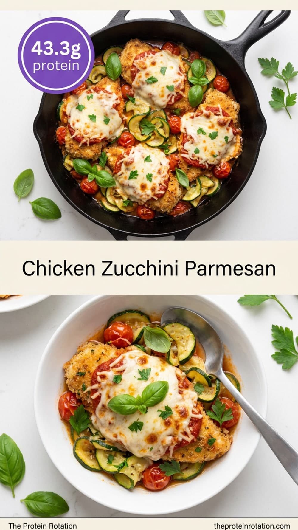 Chicken Zucchini Parmesan