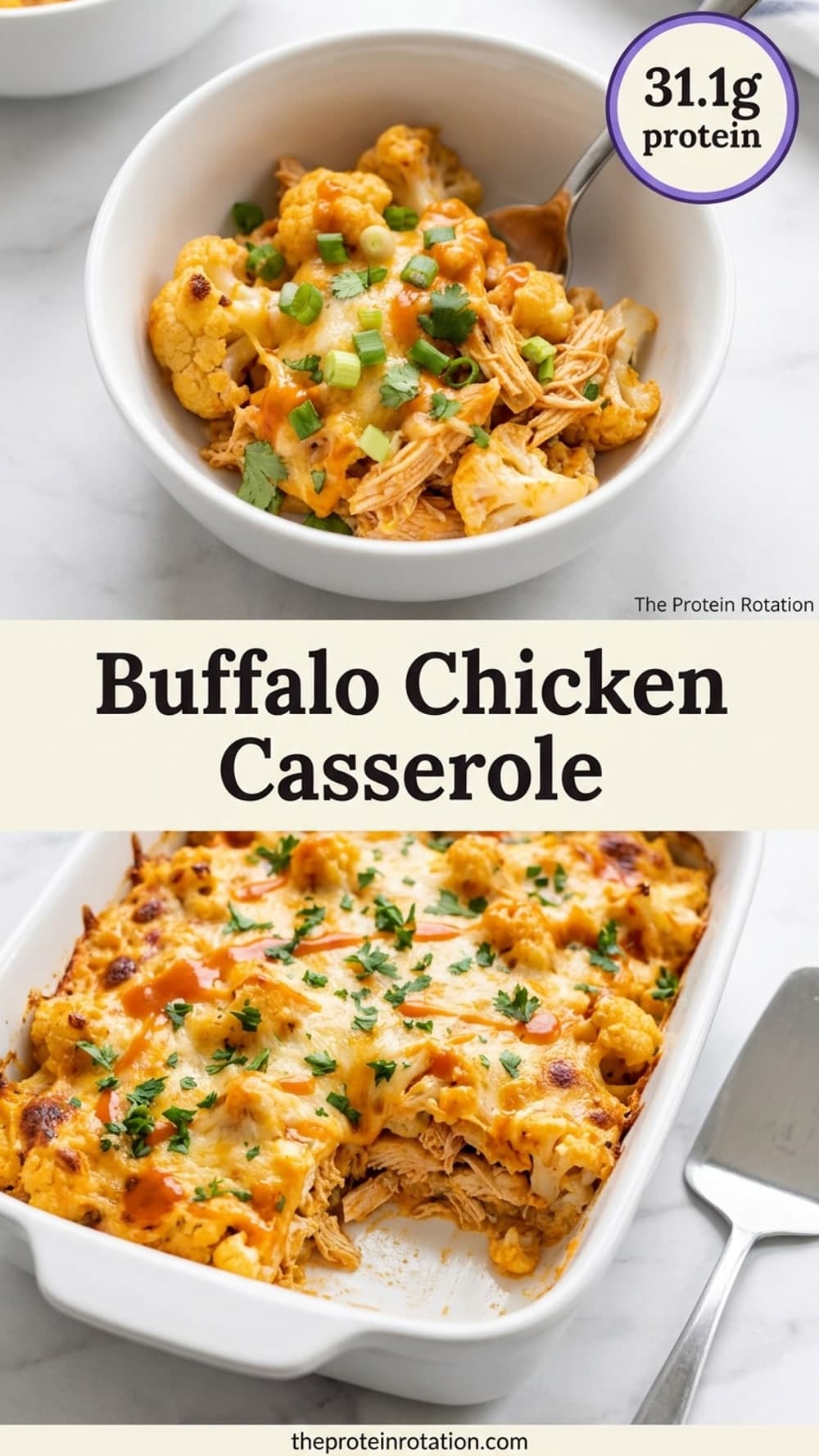 Buffalo Chicken Casserole
