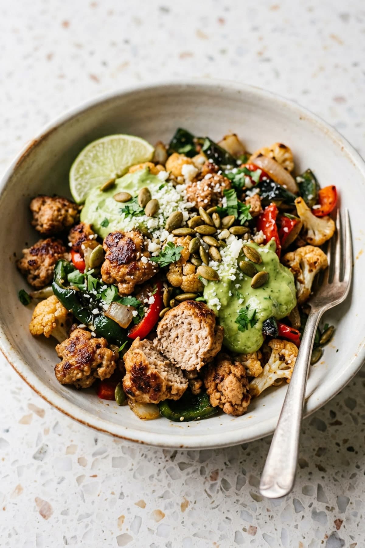 Keto Meal Prep: Build Chipotle Turkey Cauliflower Bowls