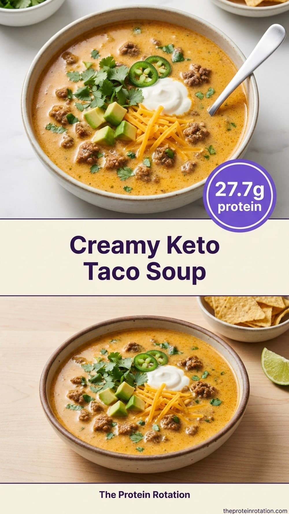 Creamy Keto Taco Soup