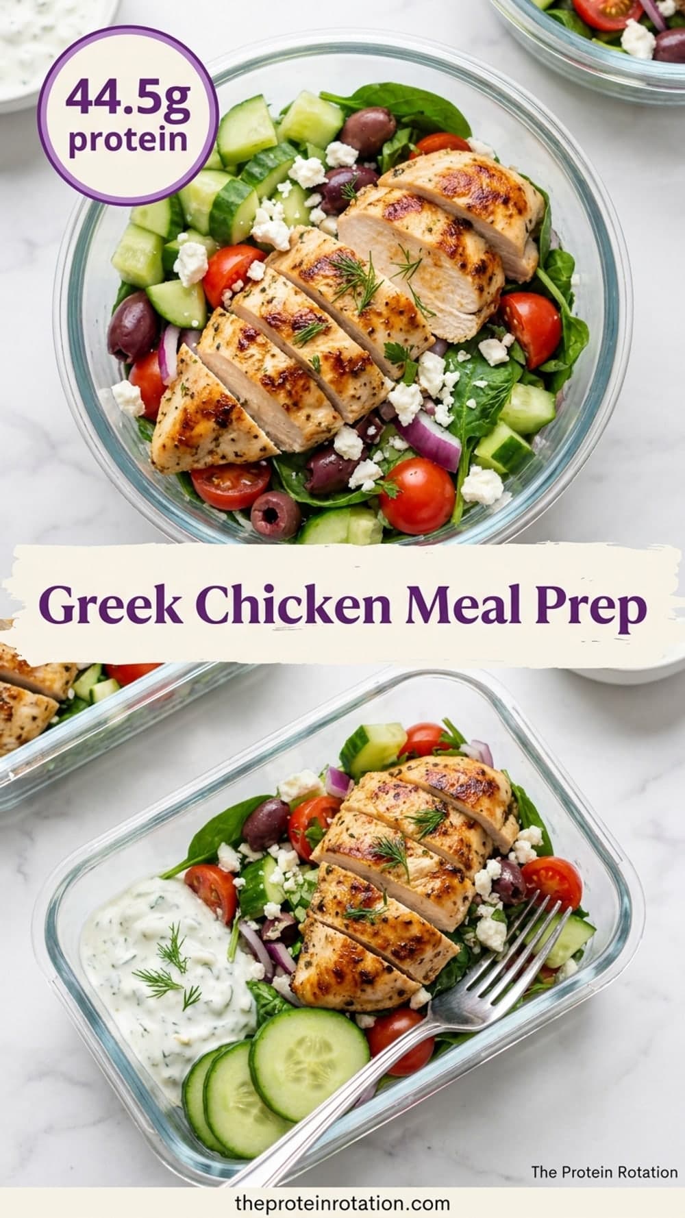 Greek Chicken Meal Prep