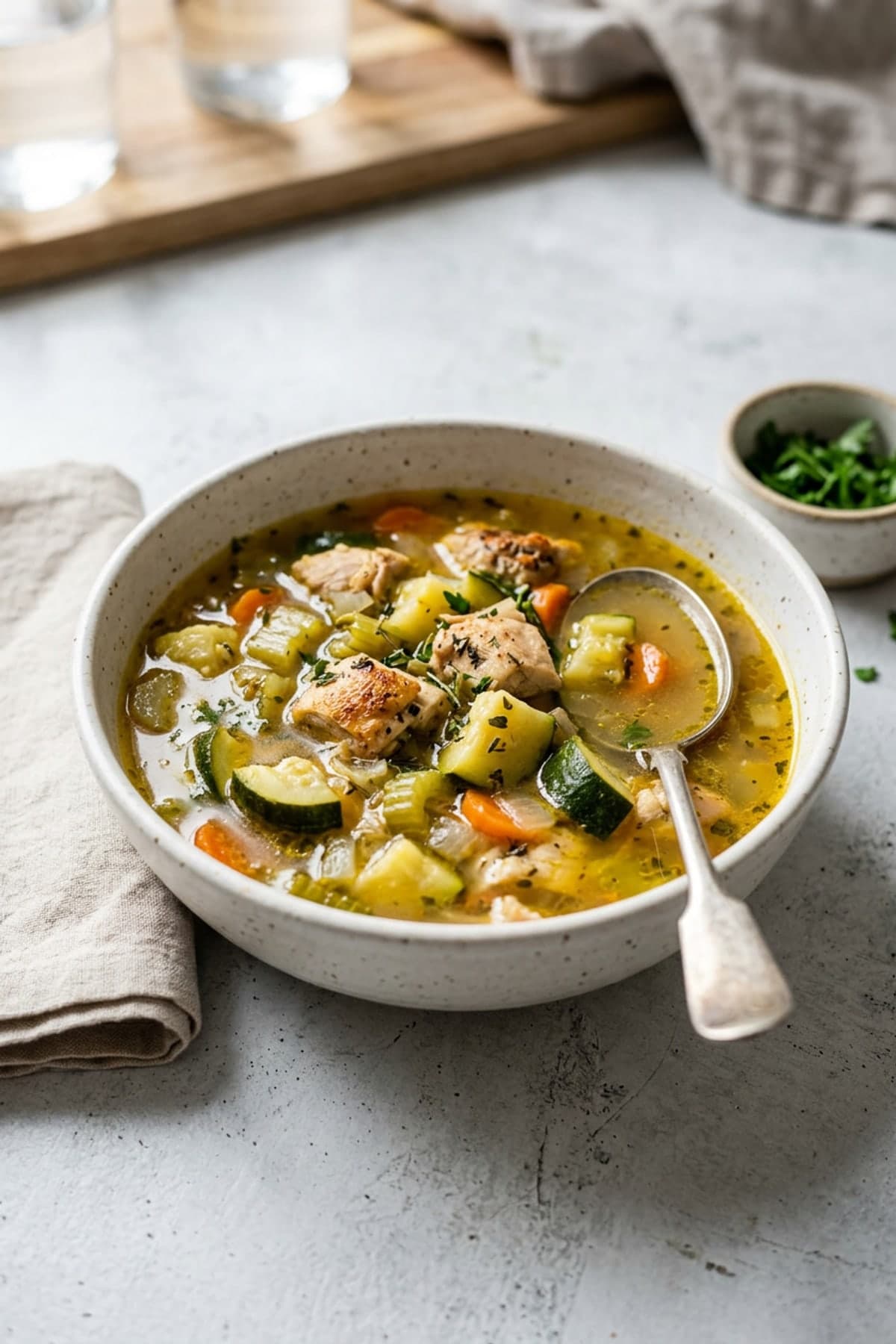 Low Calorie Soup Recipes: Chicken Zucchini Soup
