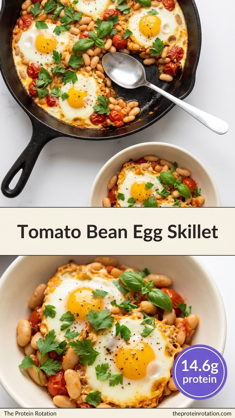 Tomato Bean Egg Skillet