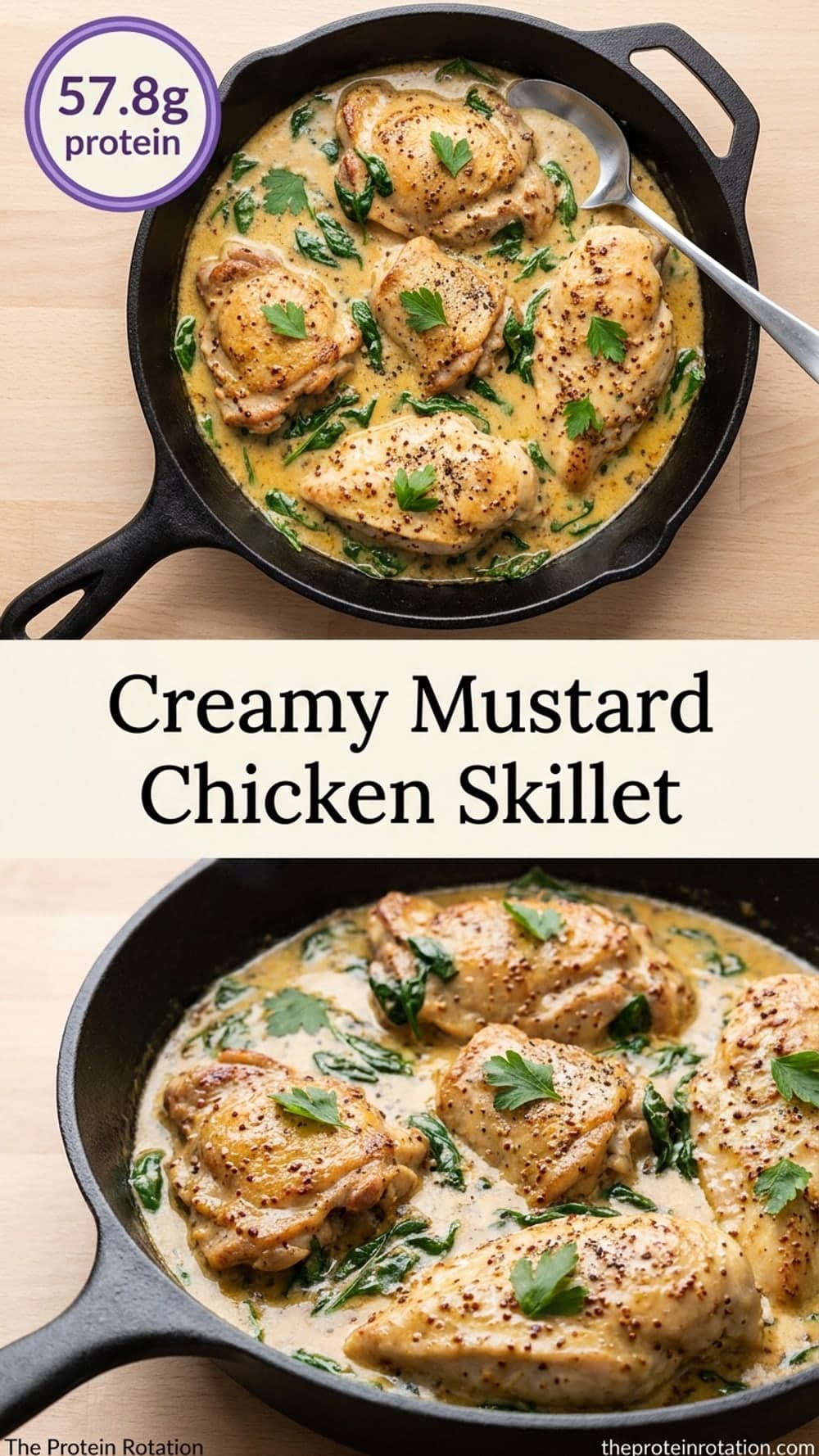 Creamy Mustard Chicken Skillet
