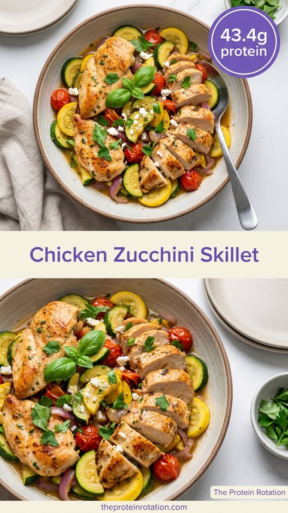 Chicken Zucchini Skillet