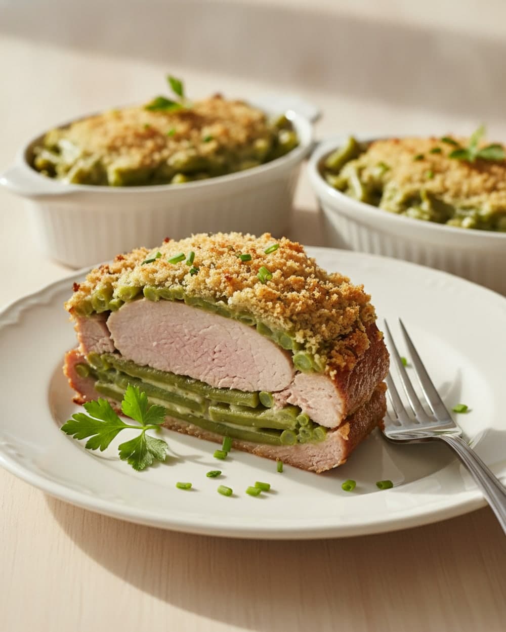 Pork Tenderloin Green Bean Tray