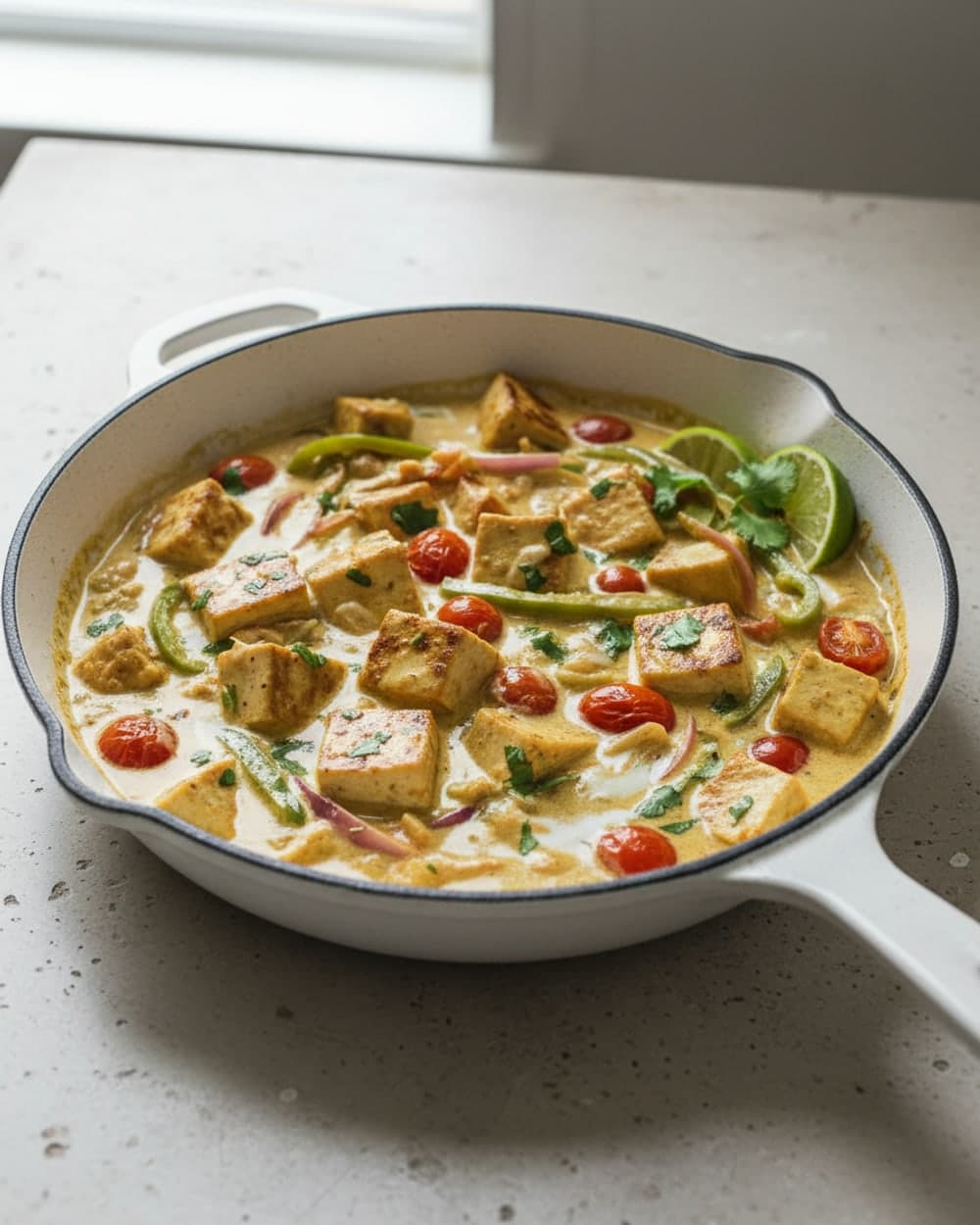 Coconut Curry Tofu Skillet