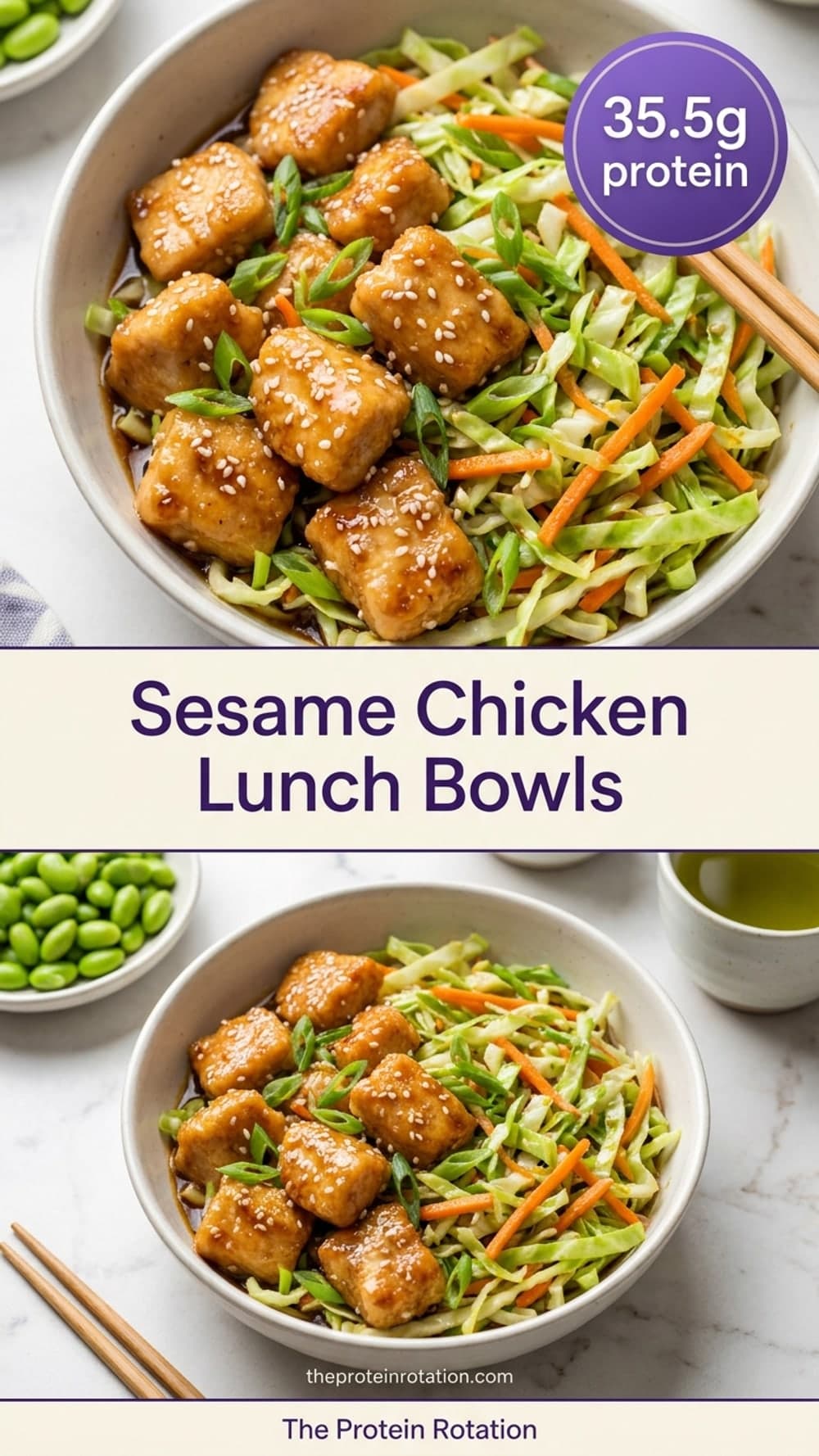 Sesame Chicken Lunch Bowls