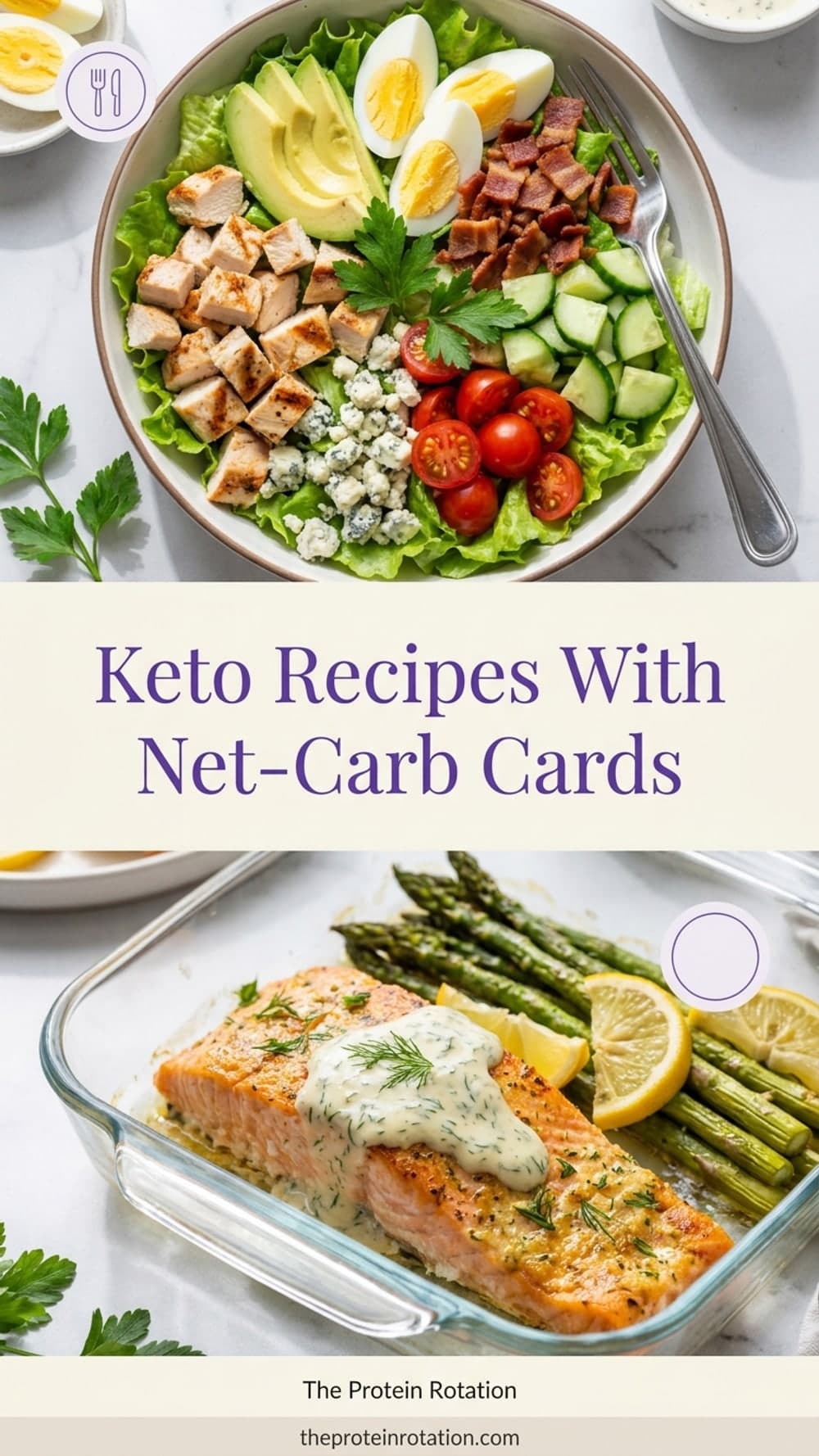 Keto Recipes With Net-Carb Cards