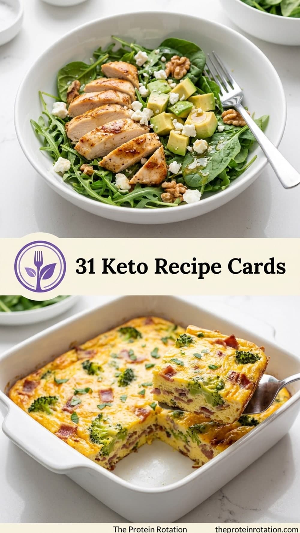 31 Keto Recipe Cards