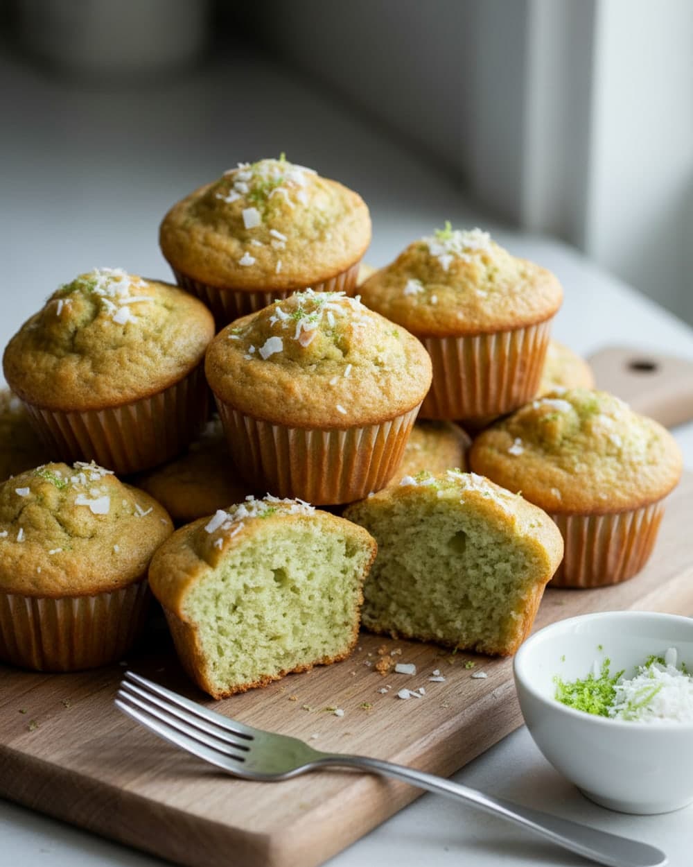 Coconut Lime Breakfast Muffins