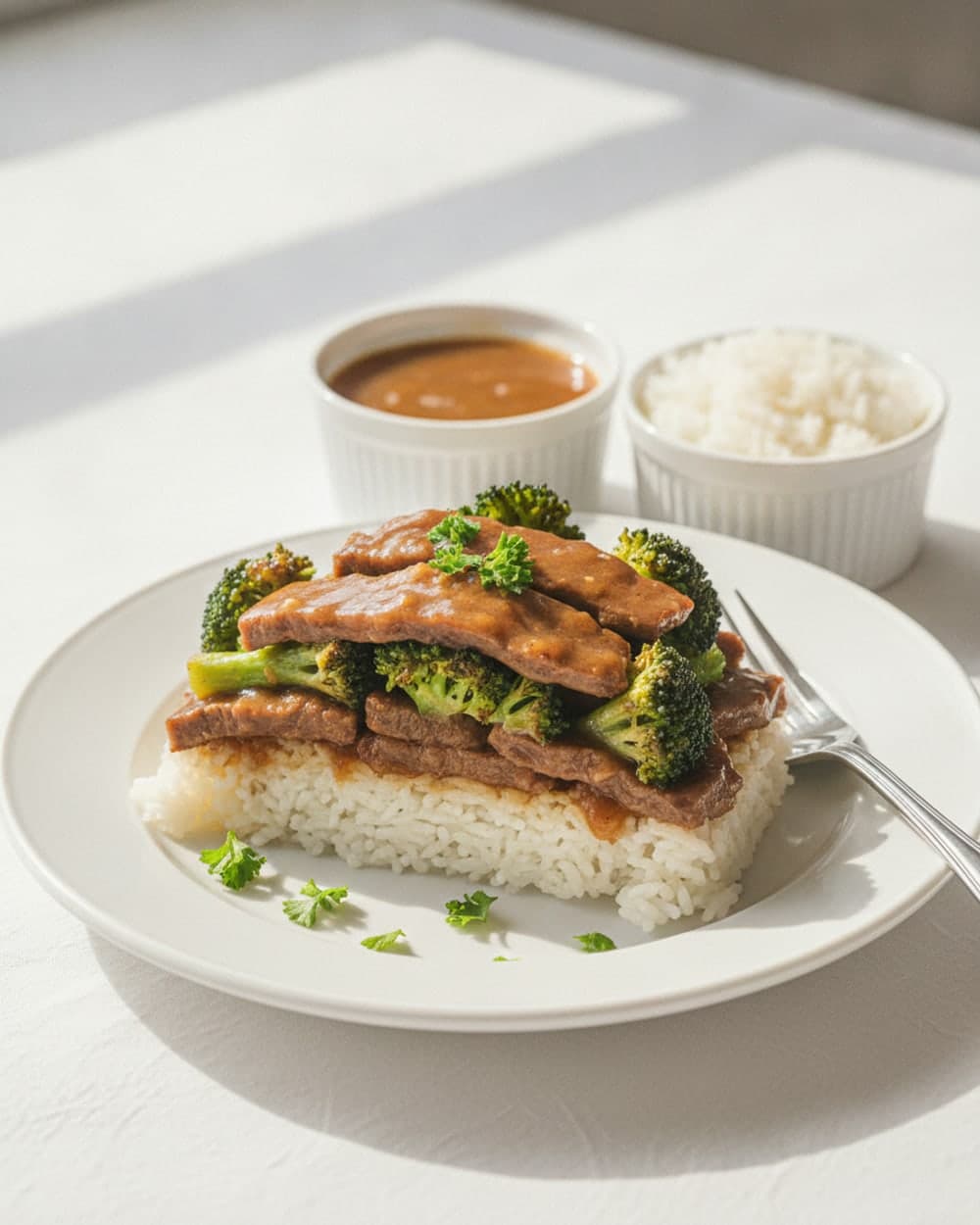 Beef Broccoli Plates