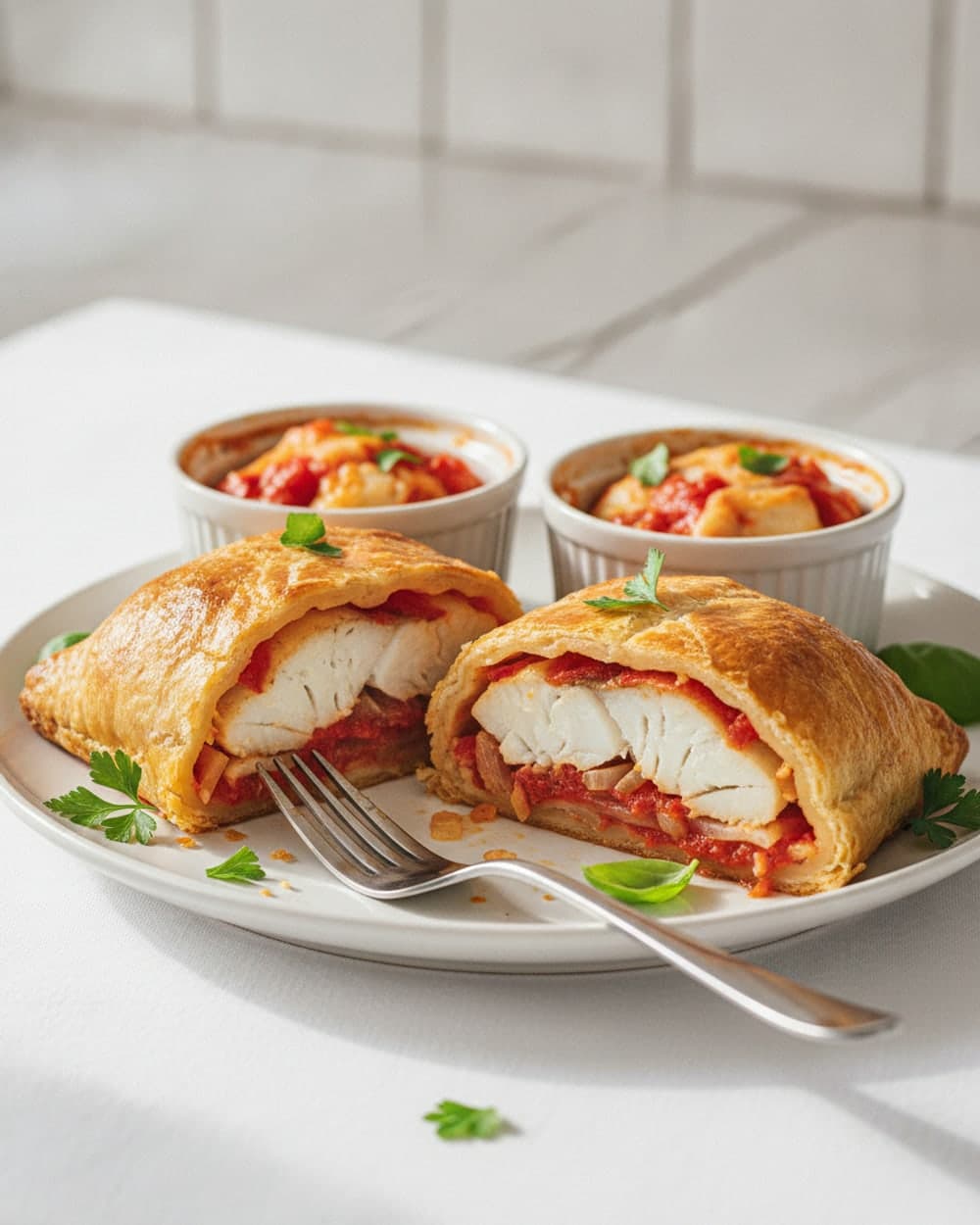 Cod Tomato Packets