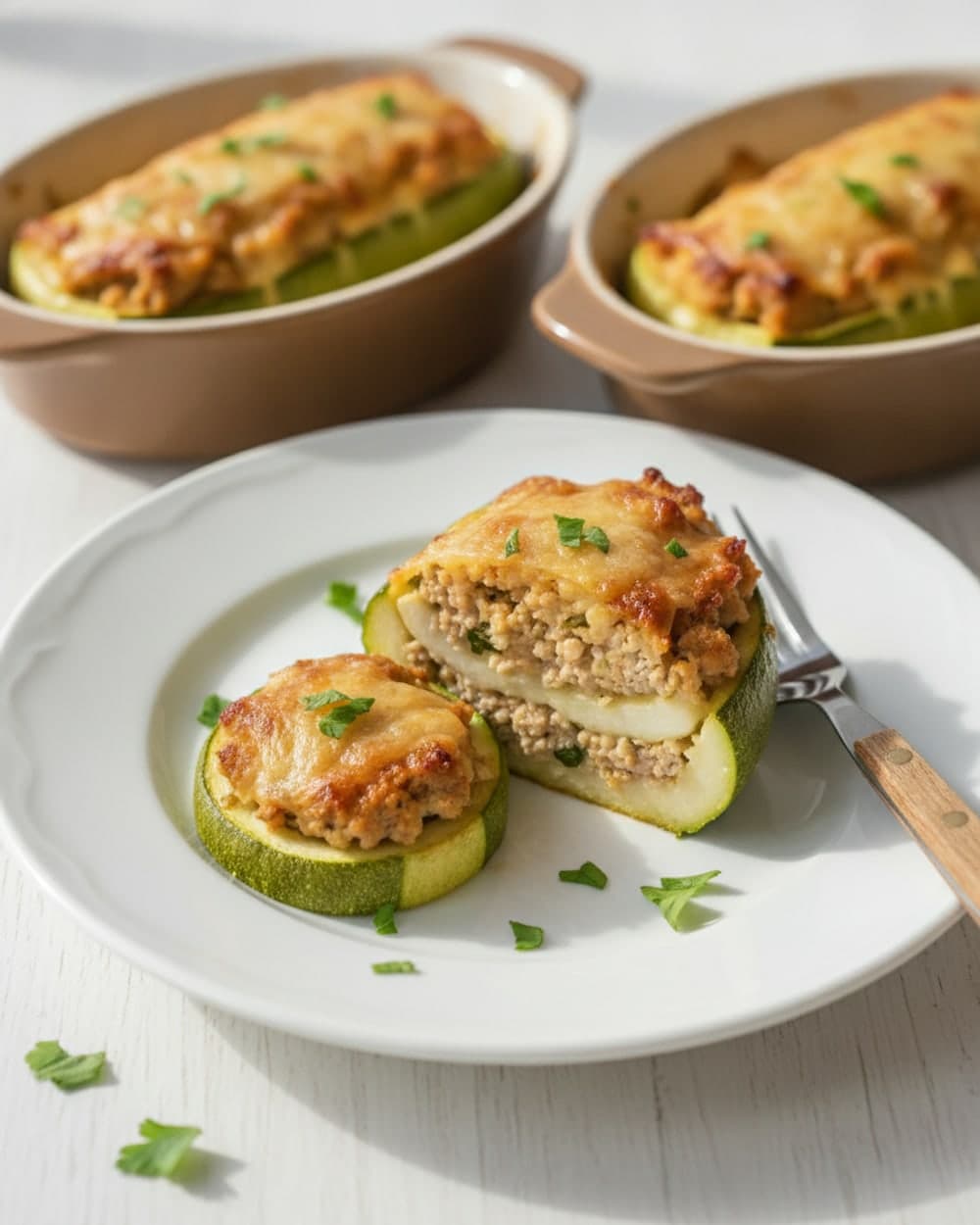Turkey Zucchini Boats