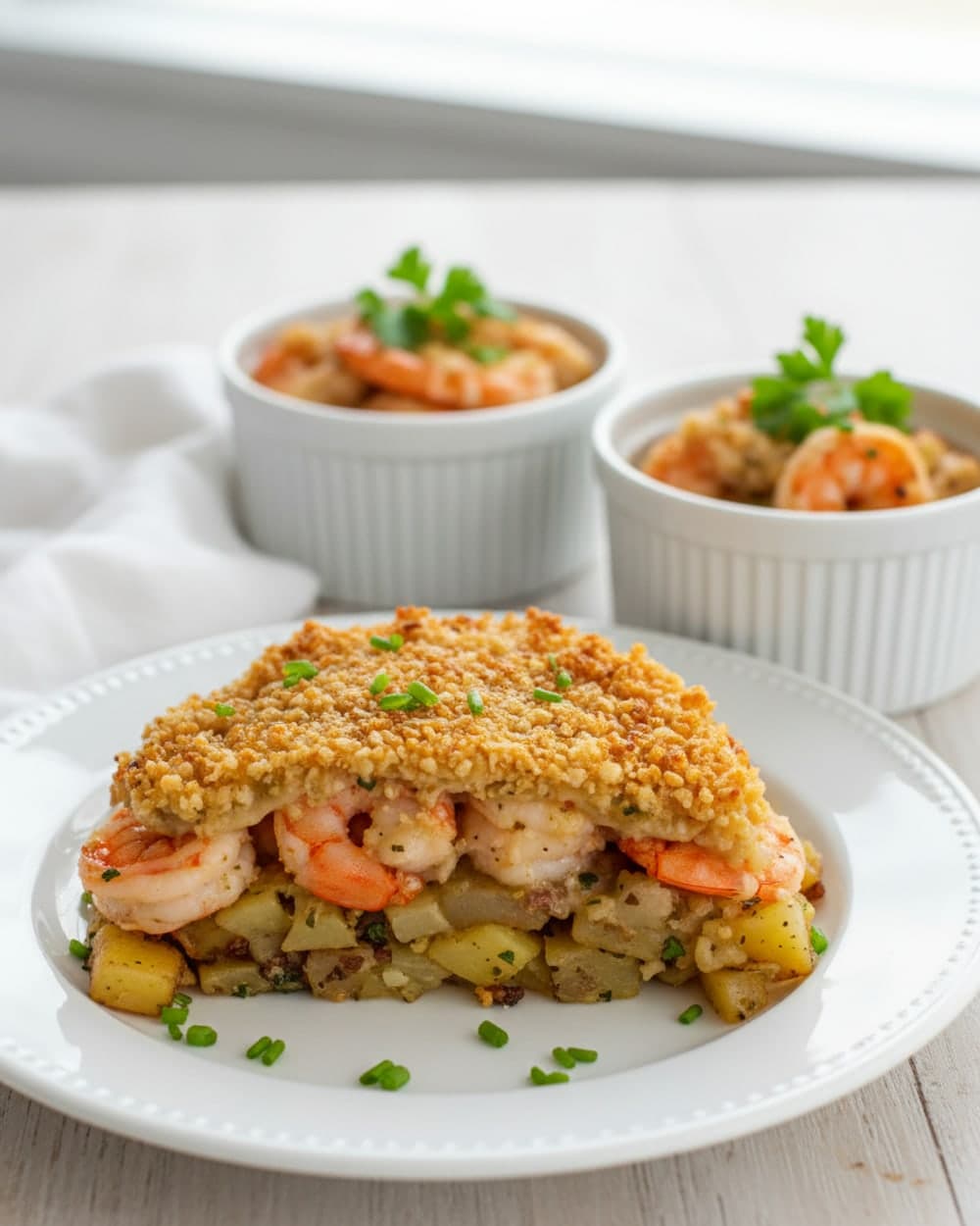 Garlic Butter Shrimp Skillet