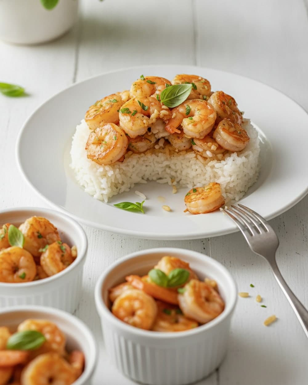 Garlic Shrimp Bowls