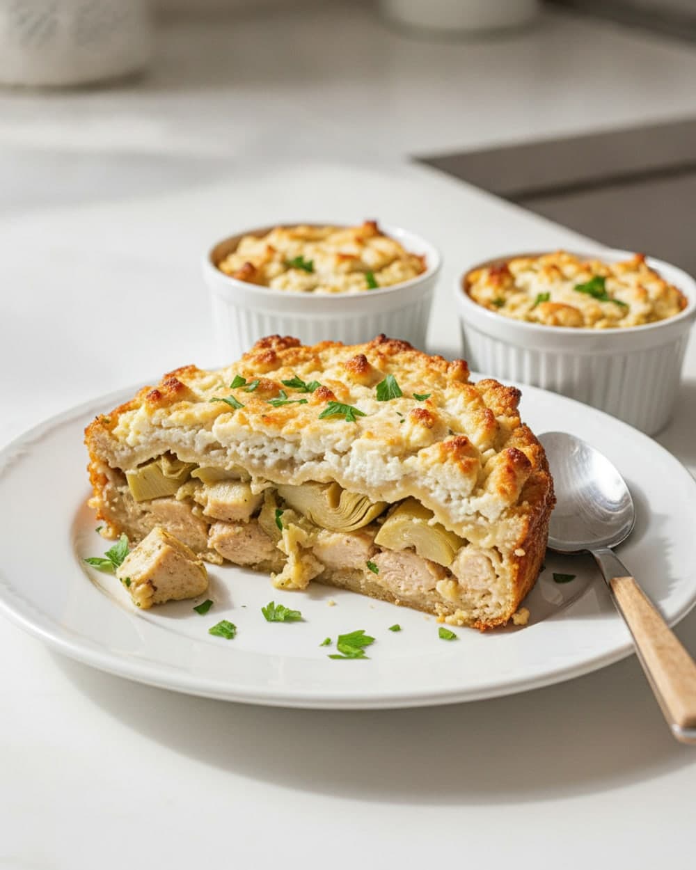 Feta Chicken Artichoke Skillet