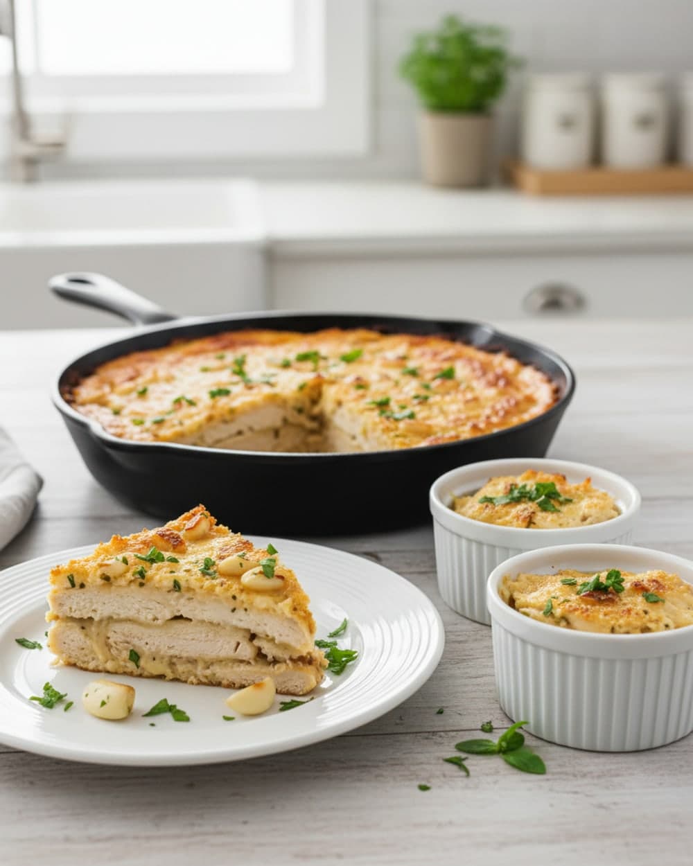 Garlic Parmesan Chicken Skillet