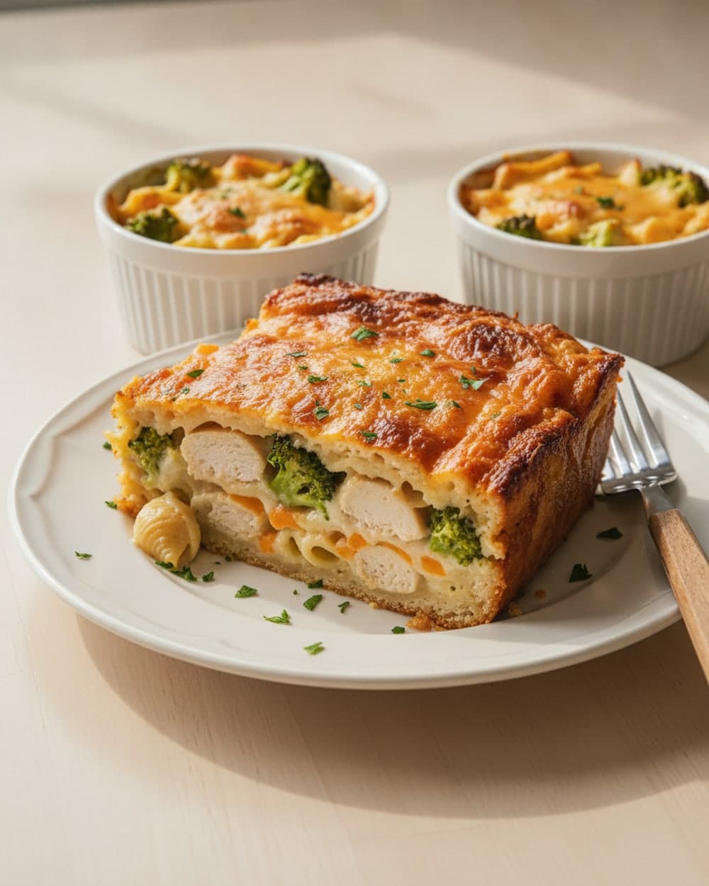 Chicken Broccoli Cheddar Bake