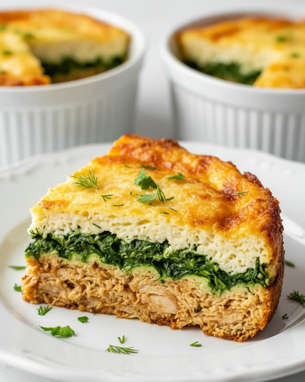 Chicken Spinach Cottage Bake