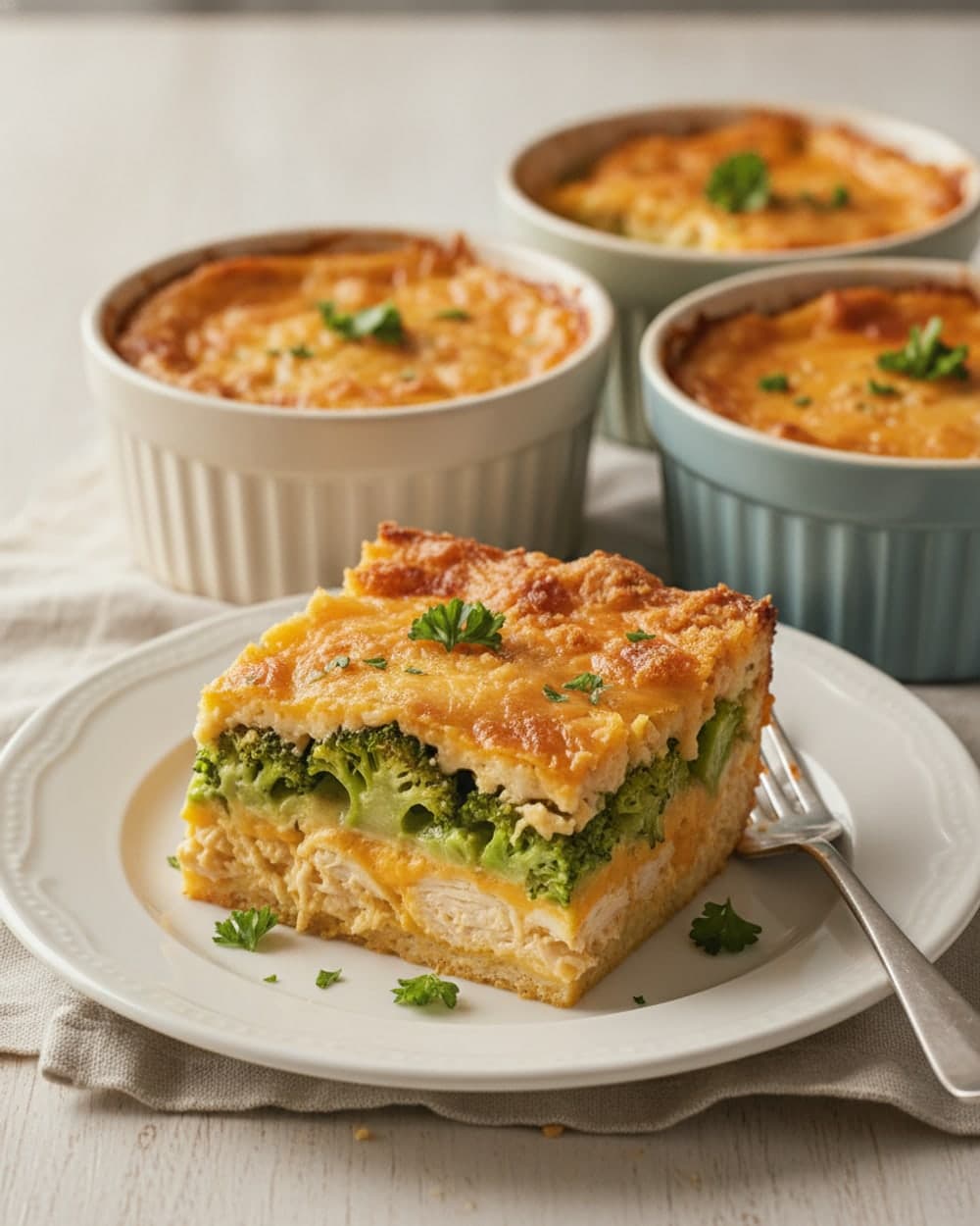 Chicken Broccoli Cheddar Bake
