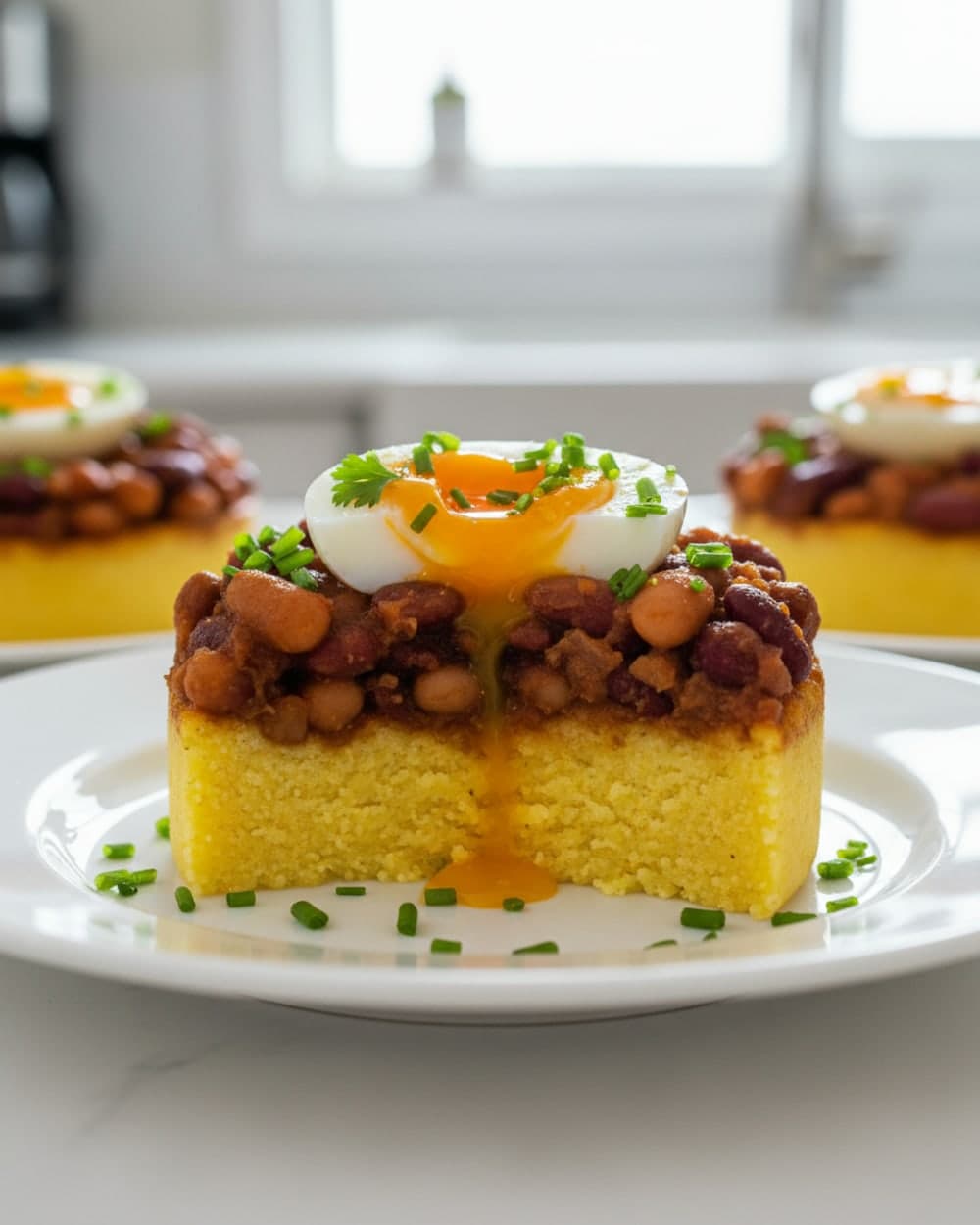 Polenta, Beans, and Eggs