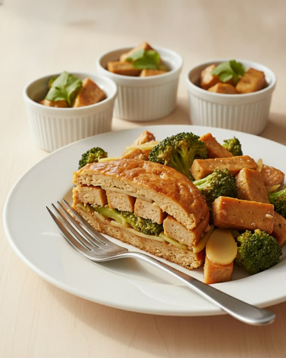 Seitan Broccoli Ginger Stir-Fry