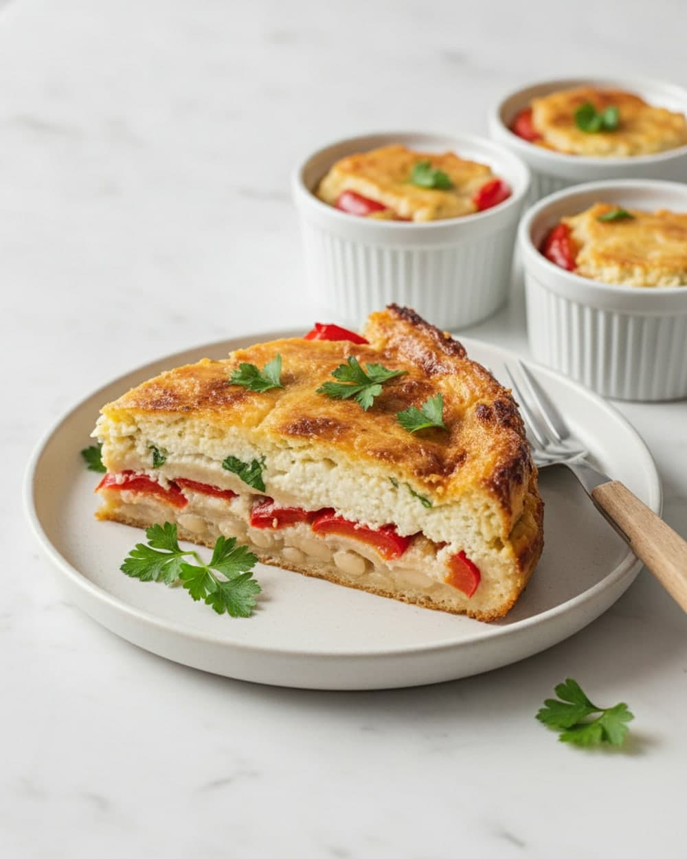 White Bean Ricotta Peppers