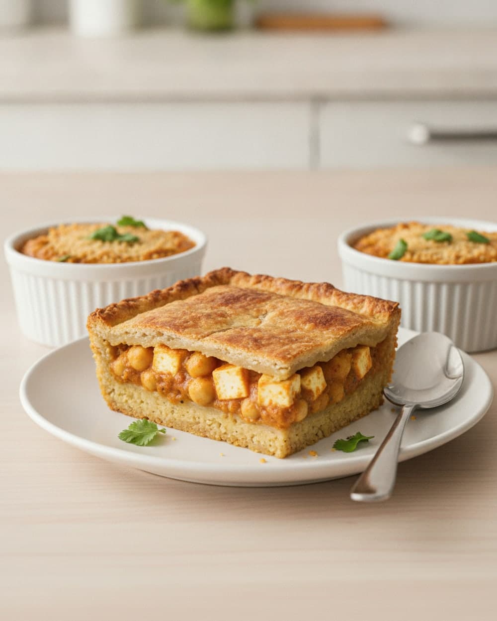 Paneer Chickpea Curry Pair