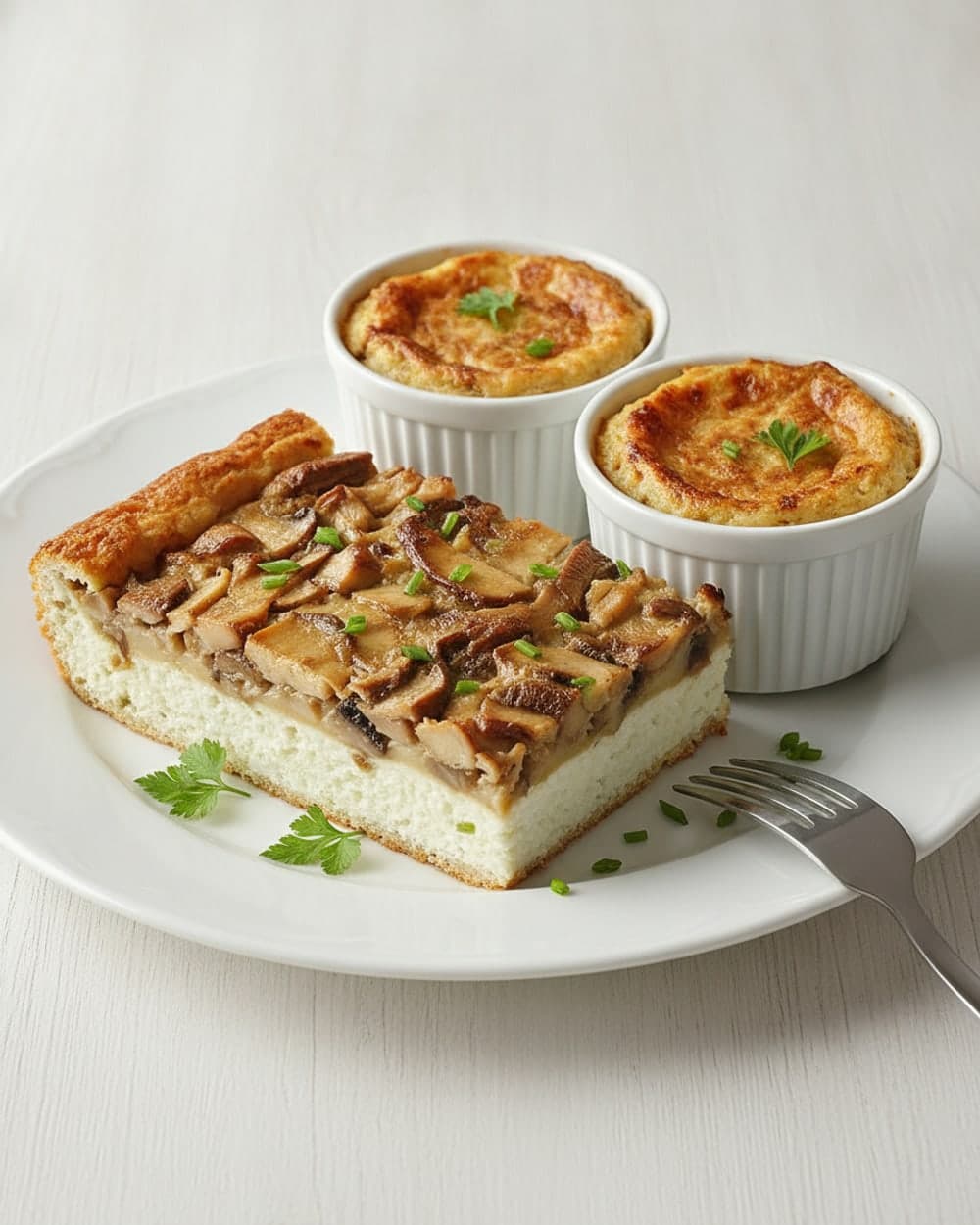 Mushroom Cottage Cheese Pair