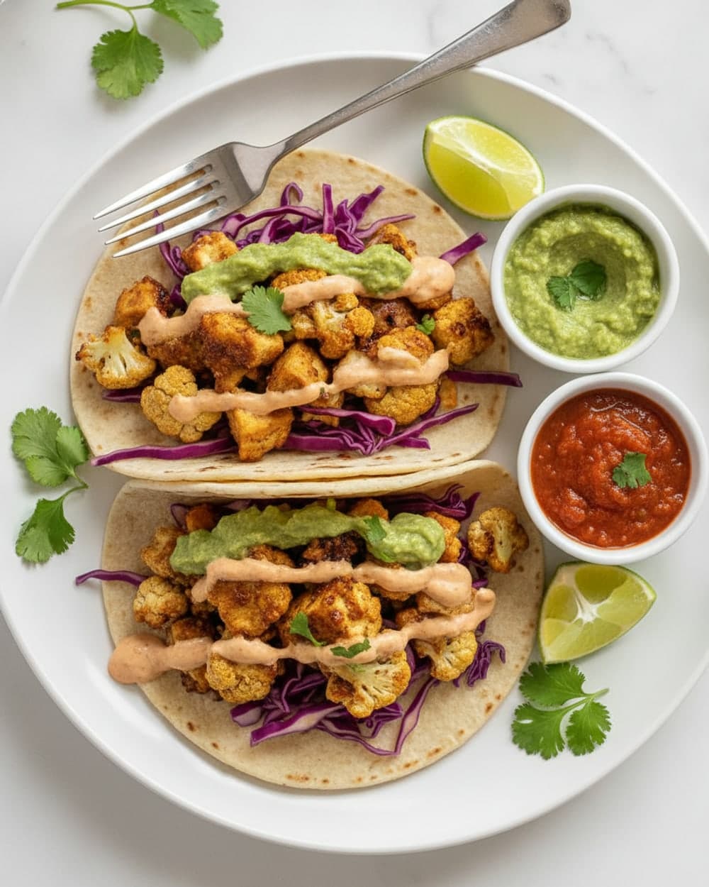 Cauliflower Tofu Taco Pair