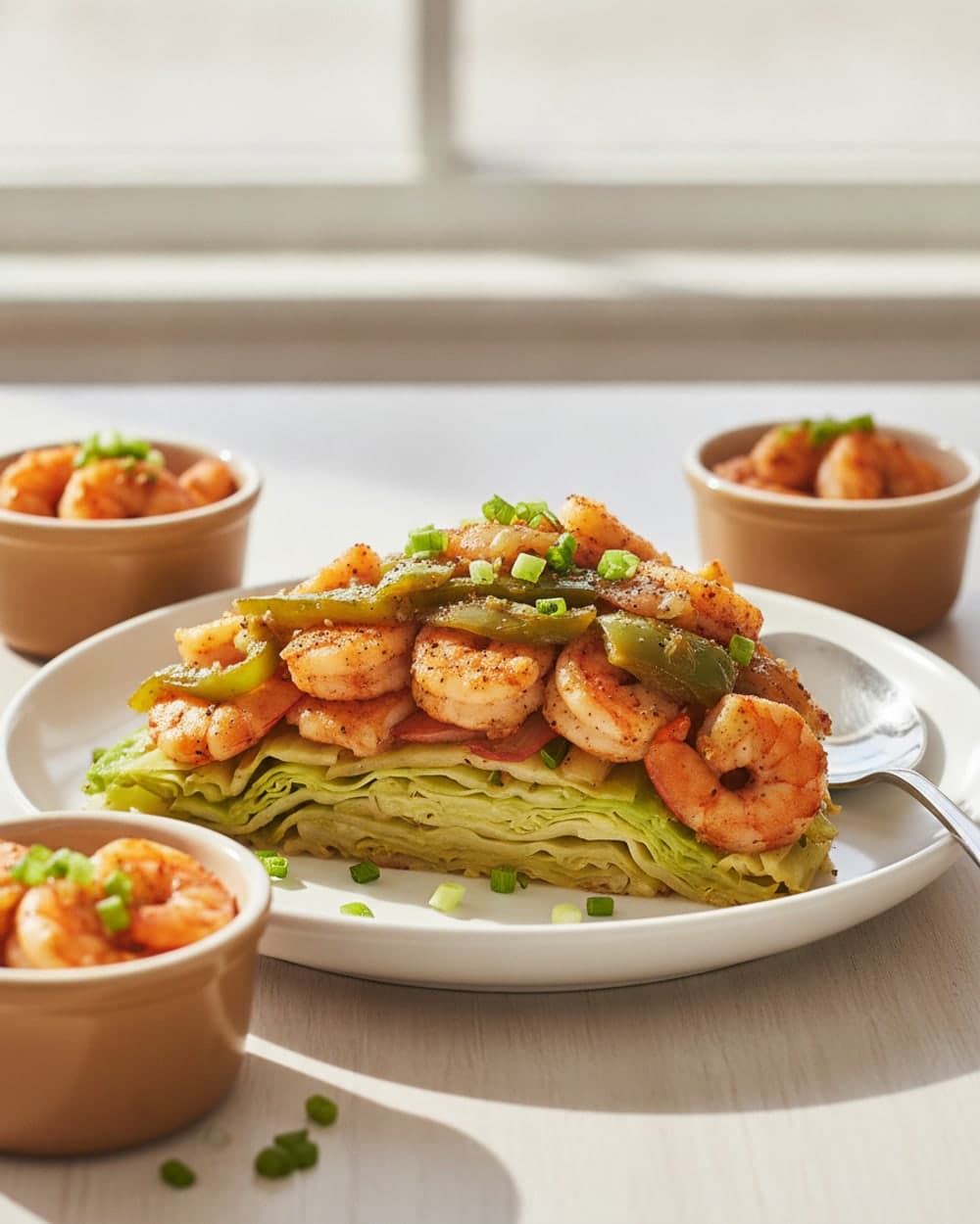 Cajun Shrimp Cabbage Skillet