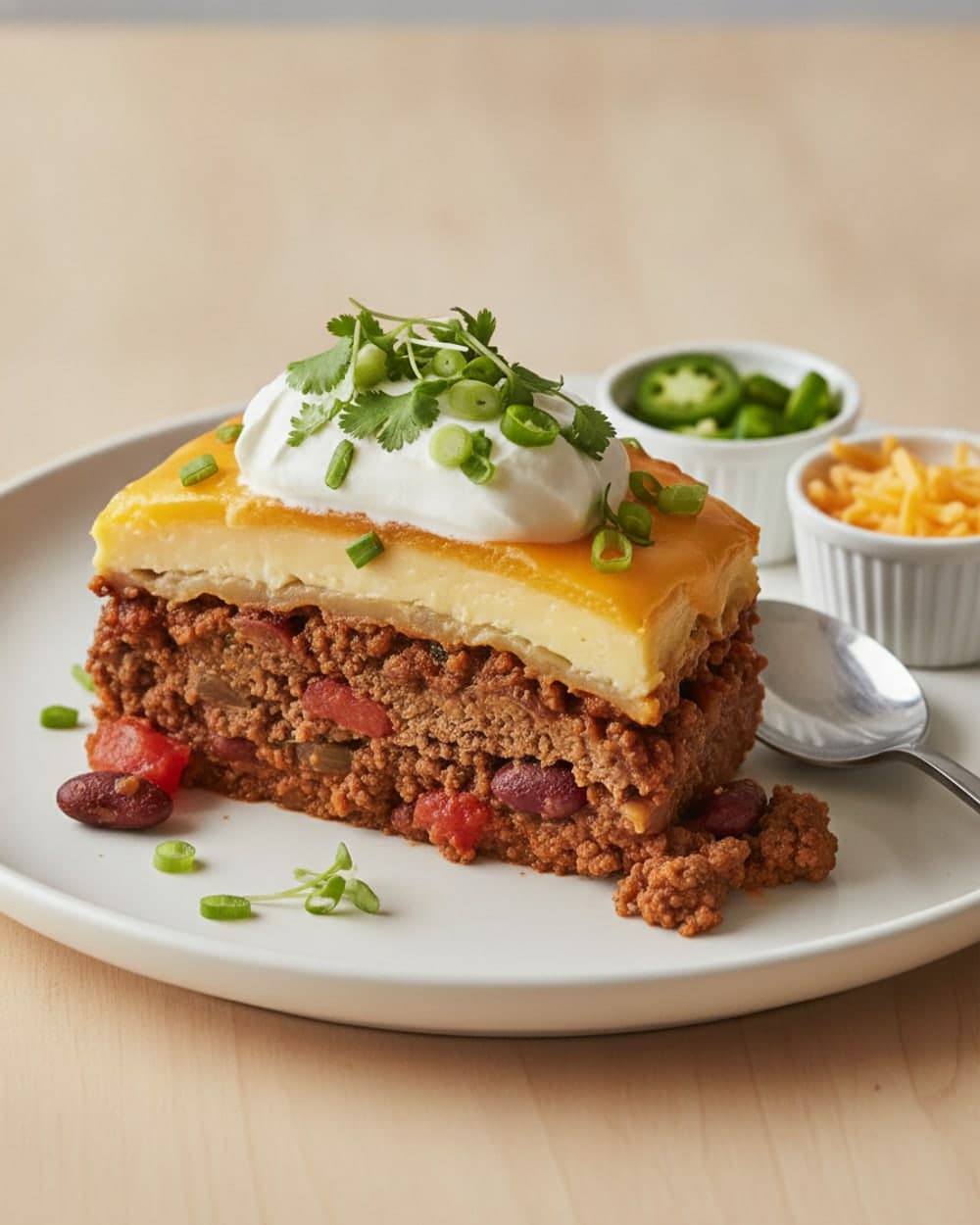 Beef Chili With Toppings