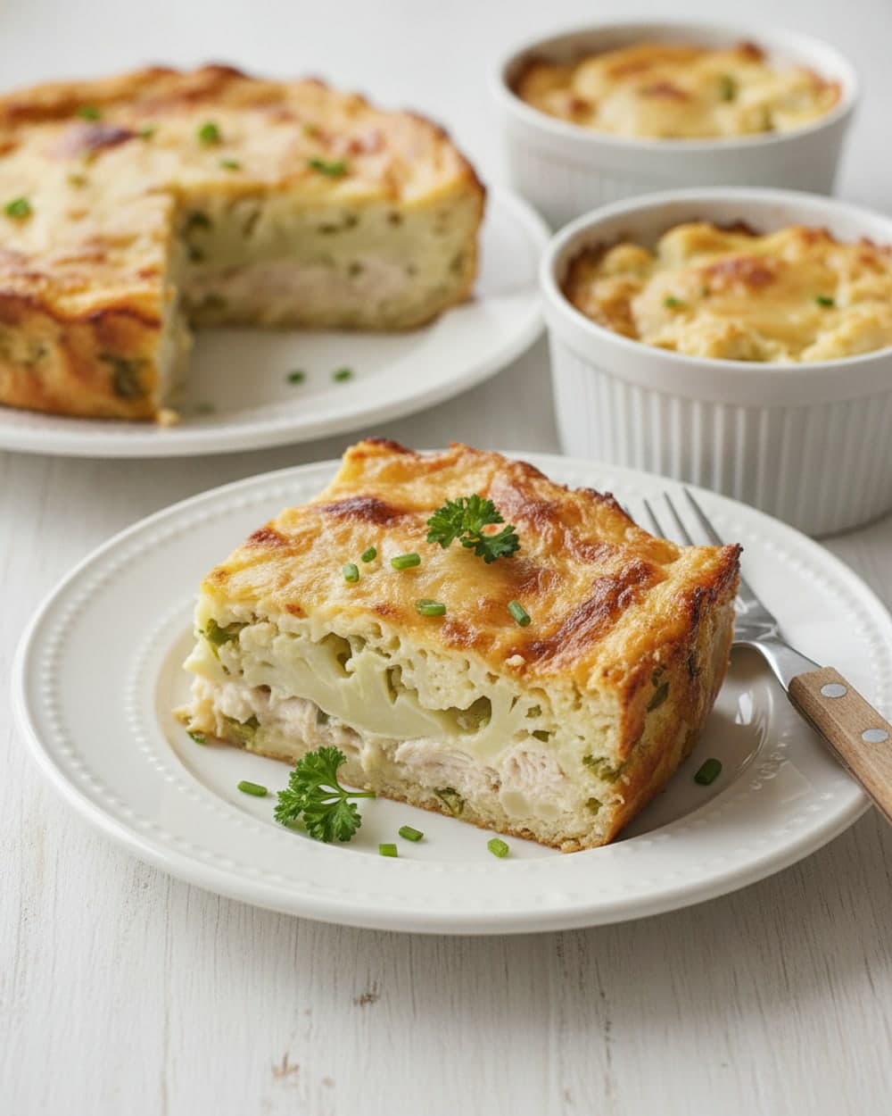Cauliflower Chicken Casserole
