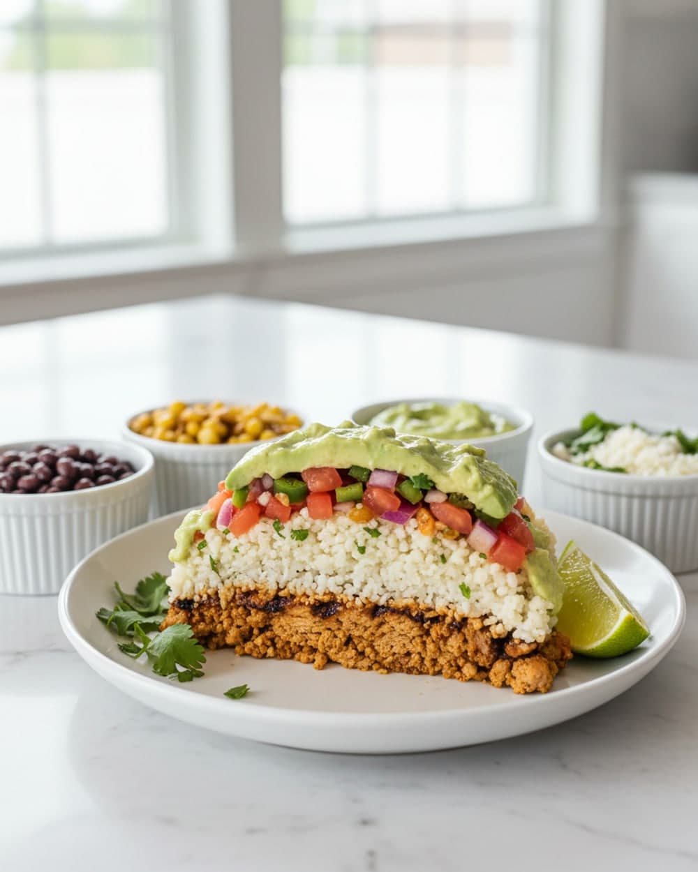Chipotle Turkey Cauliflower Bowls